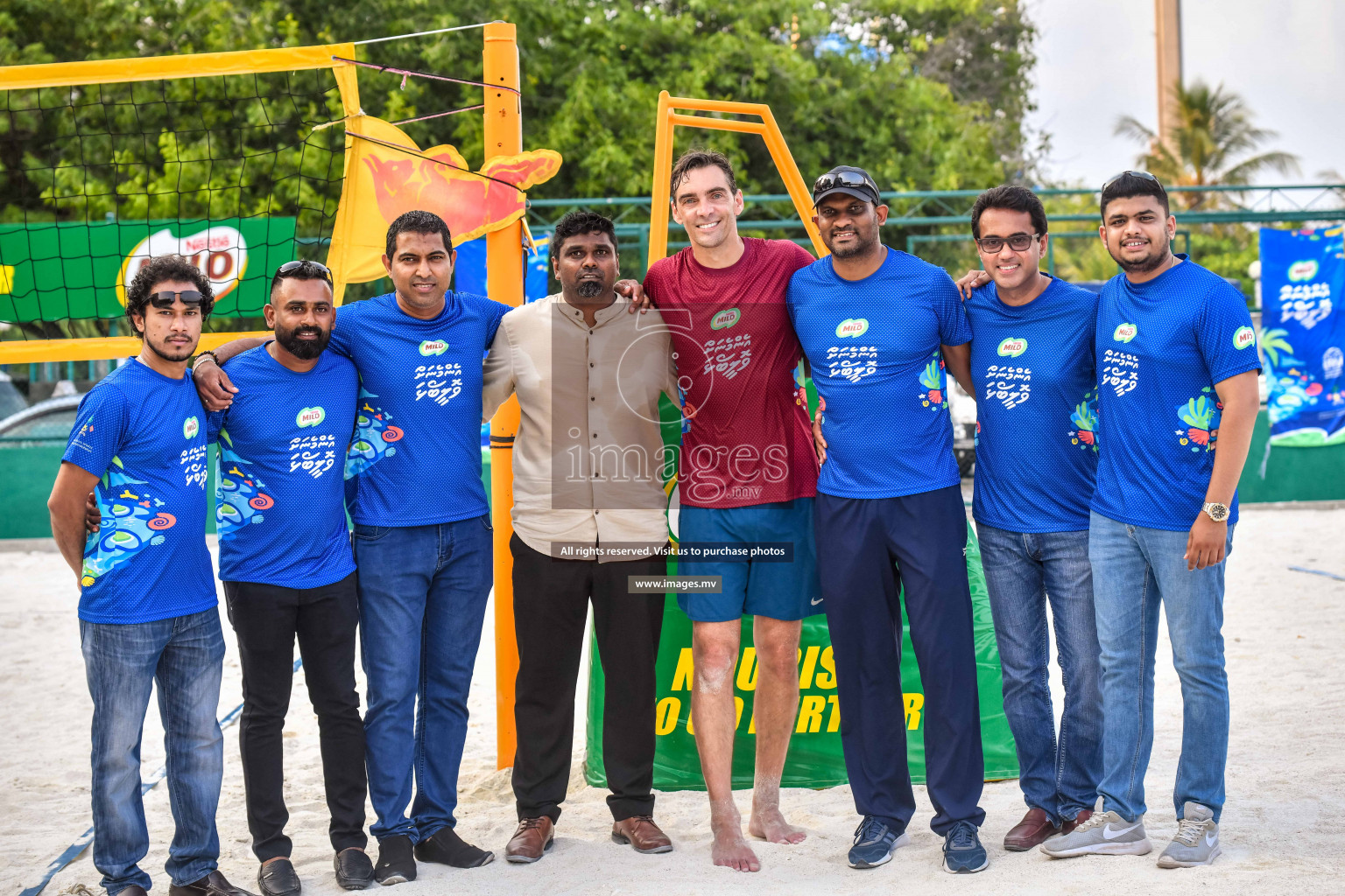 Vollyball players trainning session with Giba Photos by Nausham waheed