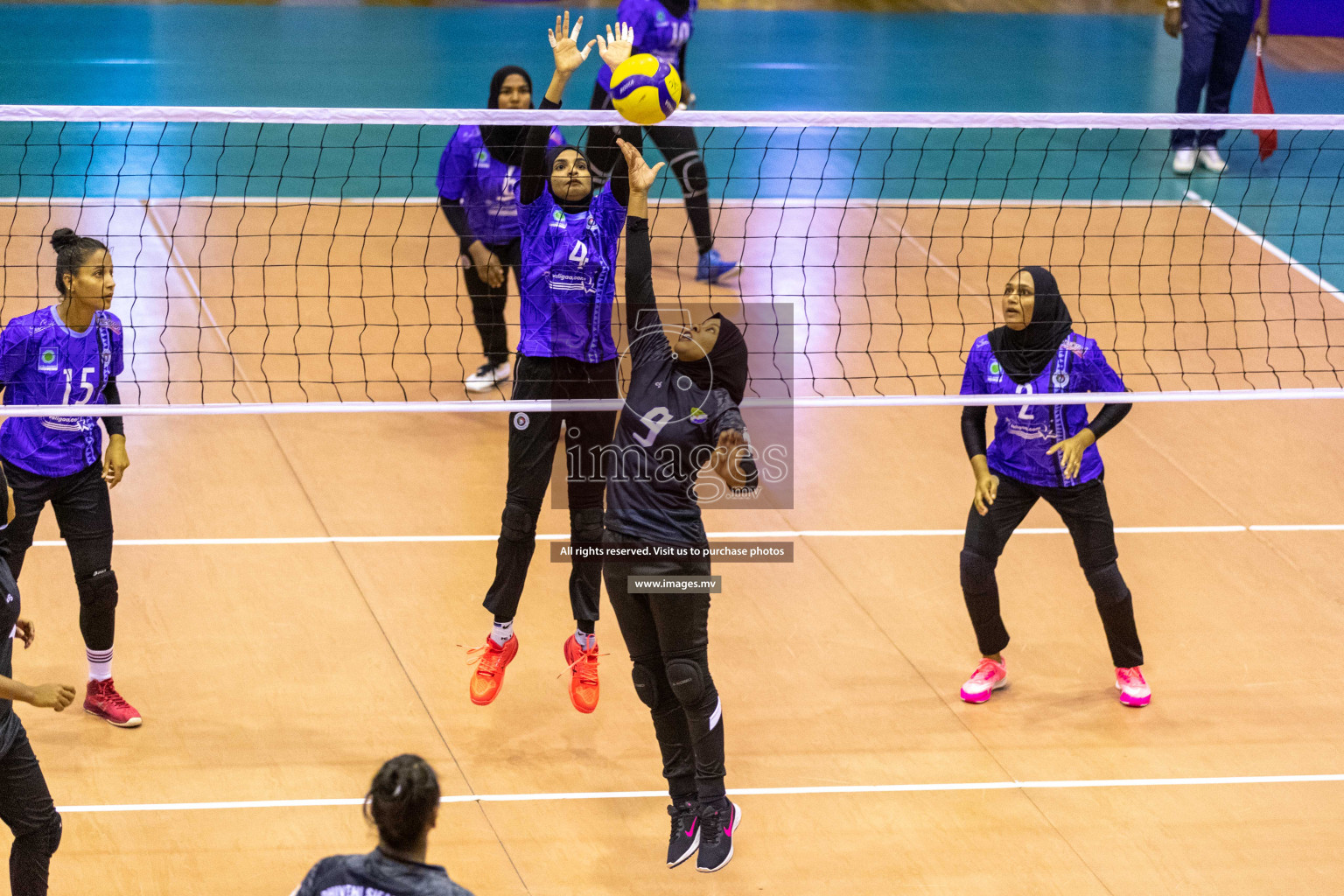 Volleyball Association Cup 2022-Women's Division-Match Day 5 was held in Male', Maldives on Friday, 27th May 2022 at Social Center Indoor Hall Photos By: Ismail Thoriq/images.mv