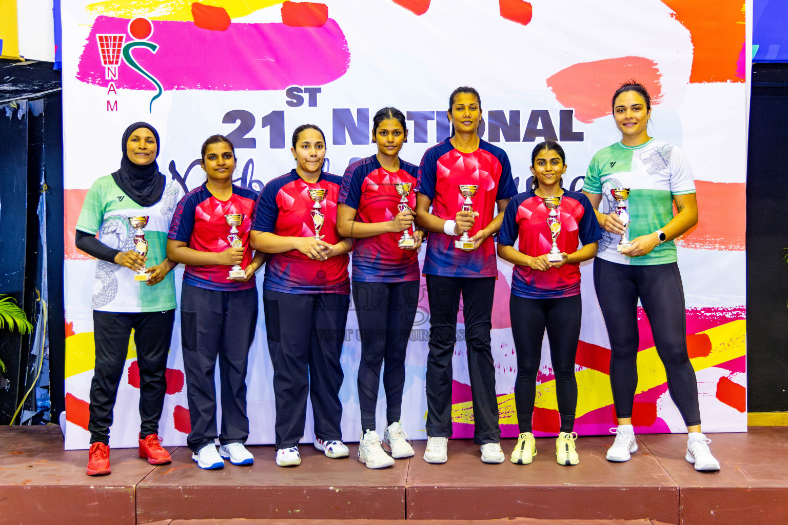 Club Matrix vs Club Green Streets in Final of 21st National Netball Tournament was held in Social Canter at Male', Maldives on Wednesday, 22nd May 2024. Photos: Nausham Waheed / images.mv