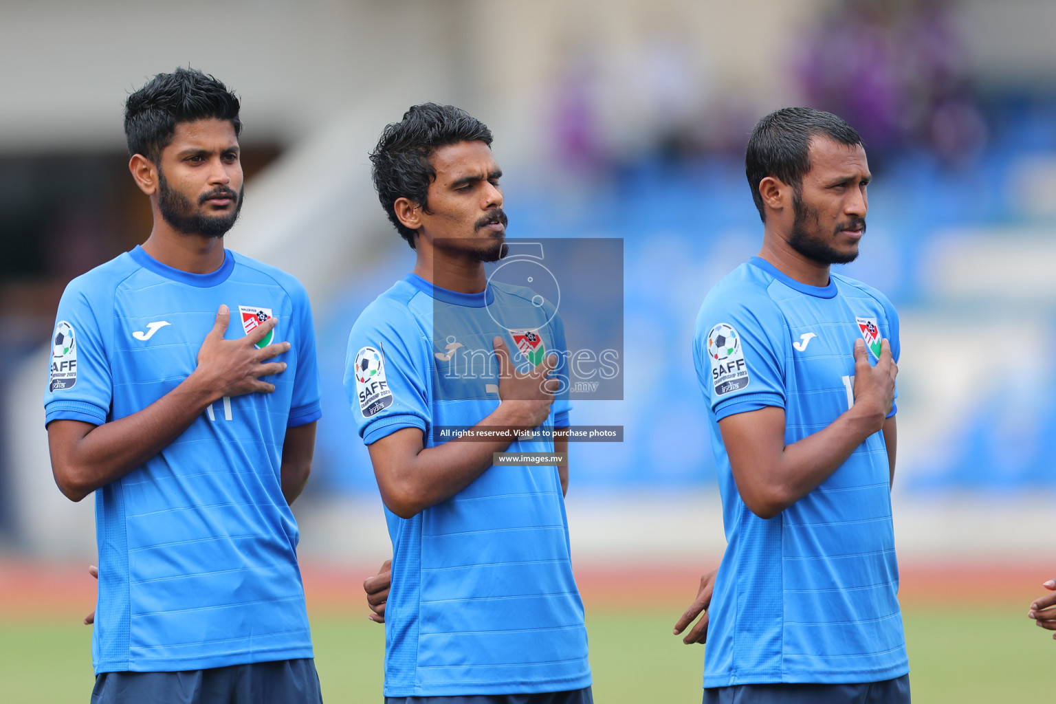 Lebanon vs Maldives in SAFF Championship 2023 held in Sree Kanteerava Stadium, Bengaluru, India, on Tuesday, 28th June 2023. Photos: Nausham Waheed, Hassan Simah / images.mv