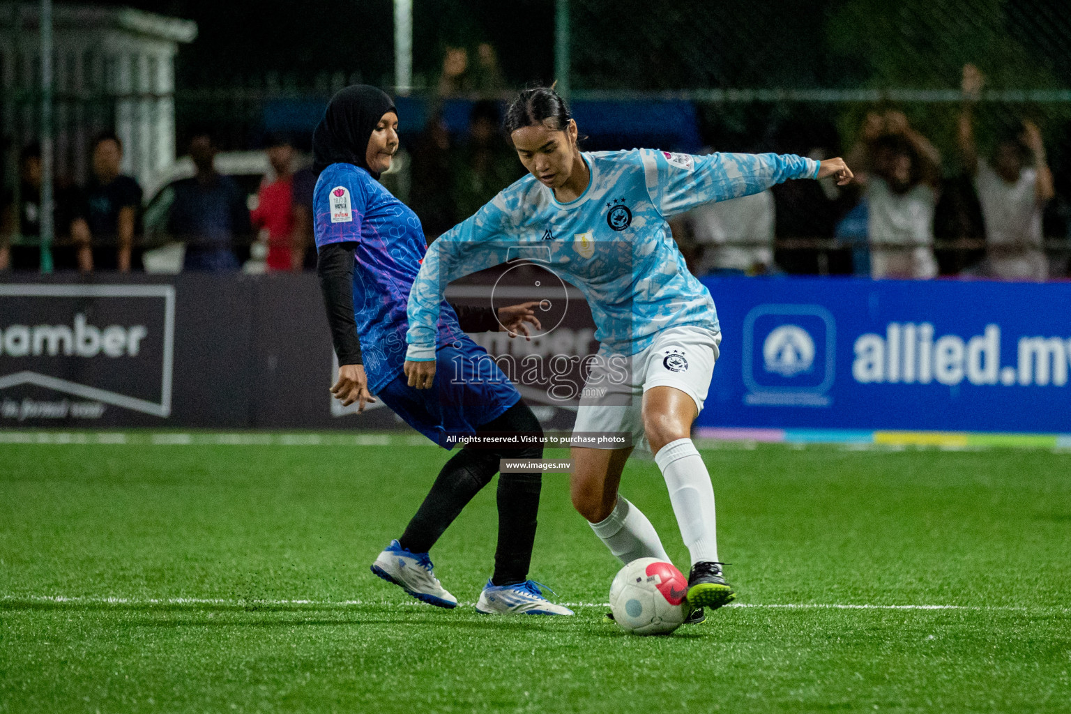 MPL vs Club MYS in Eighteen Thirty Women's Futsal Fiesta 2022 was held in Hulhumale', Maldives on Monday, 21st October 2022. Photos: Hassan Simah / images.mv