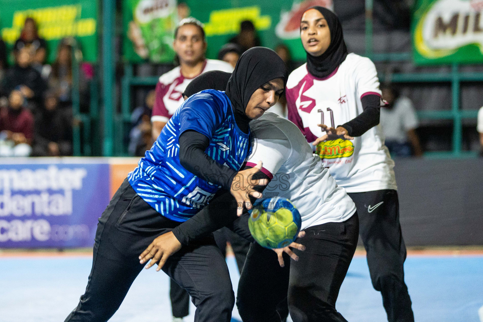 Day 14 of 10th National Handball Tournament 2023, held in Handball ground, Male', Maldives on Monday, 11th December 2023 Photos: Nausham Waheed/ Images.mv