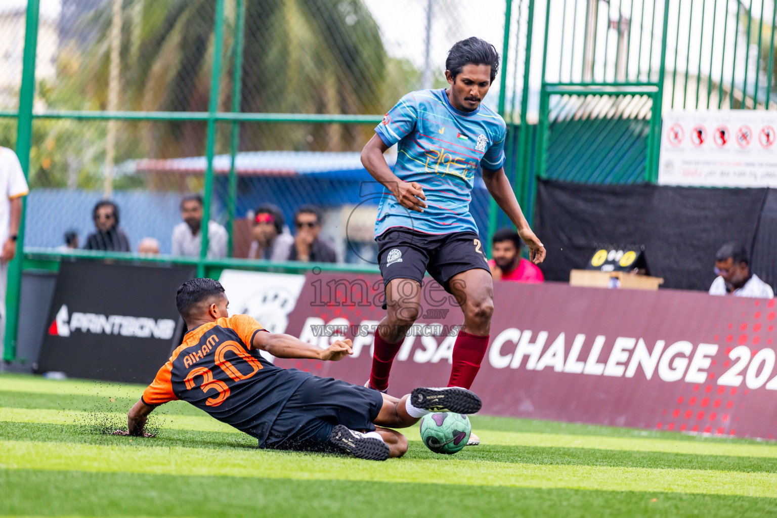 BG New Generation vs FC Calms in Day 14 of BG Futsal Challenge 2024 was held on Sunday, 25th March 2024, in Male', Maldives Photos: Nausham Waheed / images.mv