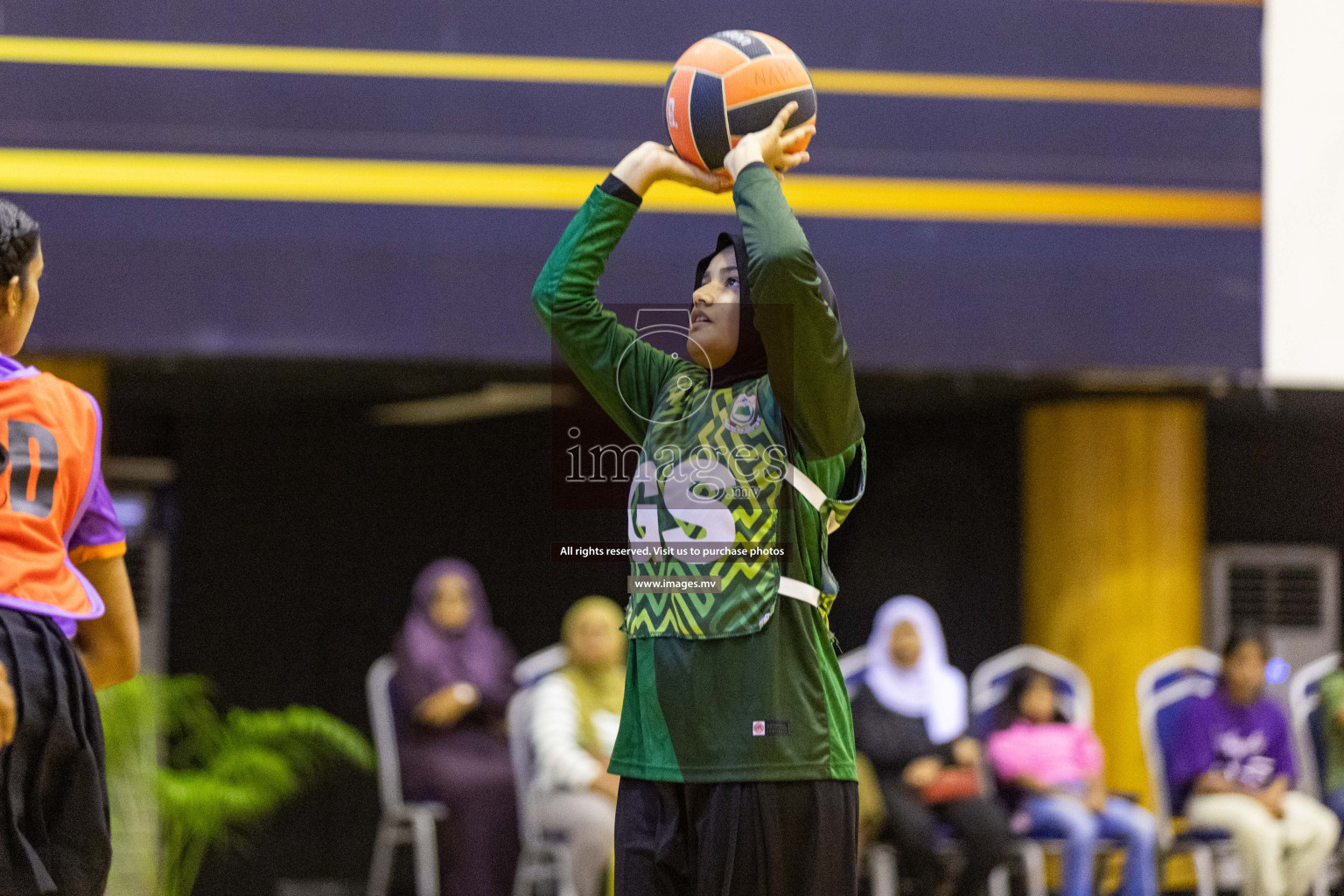 Day7 of 24th Interschool Netball Tournament 2023 was held in Social Center, Male', Maldives on 2nd November 2023. Photos: Nausham Waheed / images.mv