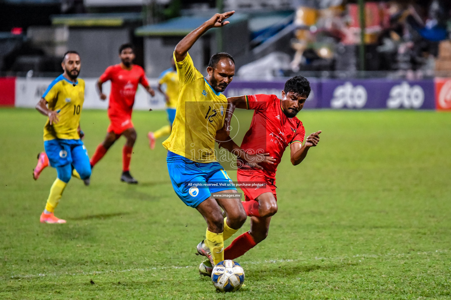 Club Valencia vs Da Grande Amigos New Generation SC in the FA Cup 2022 on 13th Aug 2022, held in National Football Stadium, Male', Maldives Photos: Nausham Waheed / Images.mv