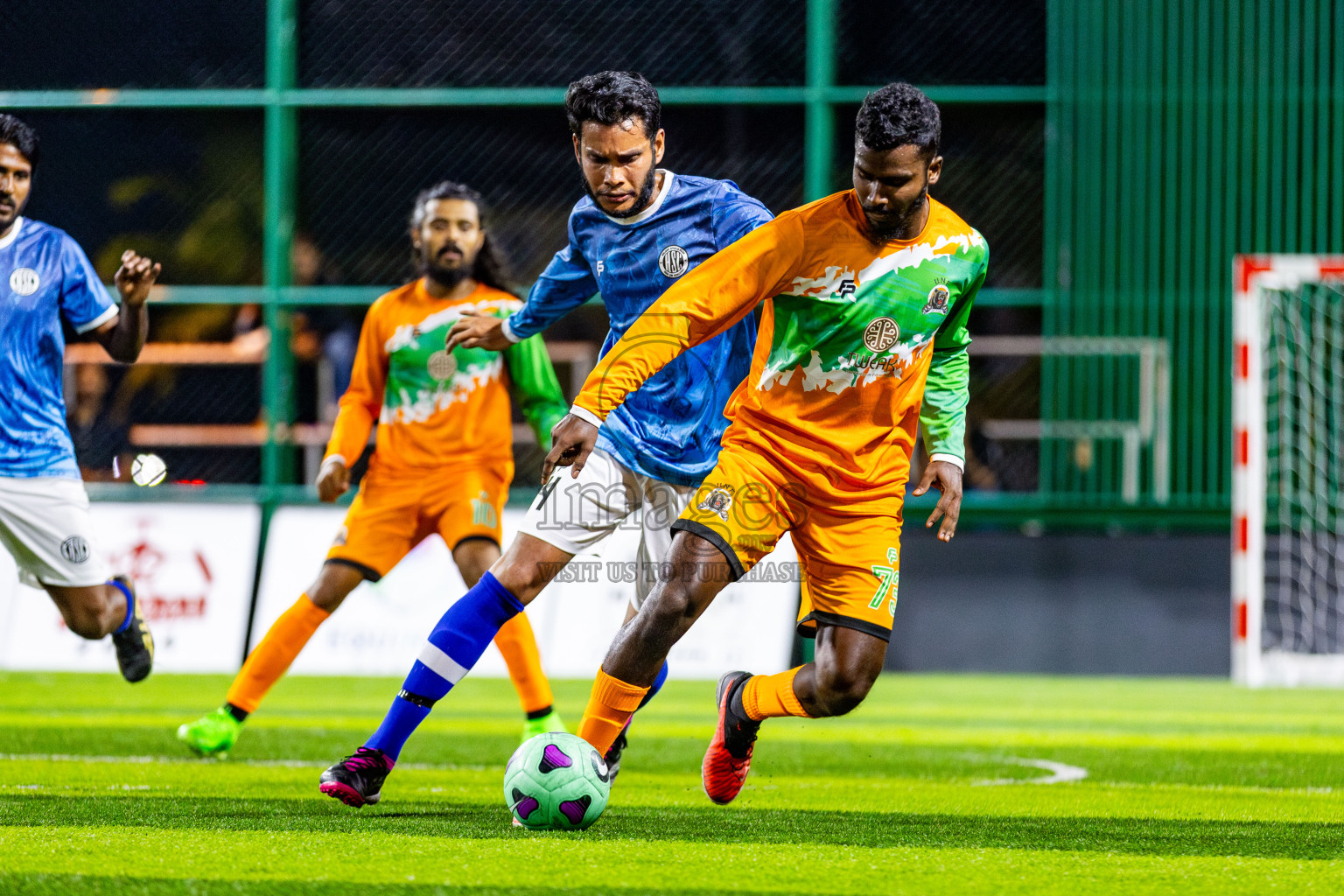 UNF vs Holiday SC in Day 8 of BG Futsal Challenge 2024 was held on Tuesday, 19th March 2024, in Male', Maldives Photos: Nausham Waheed / images.mv