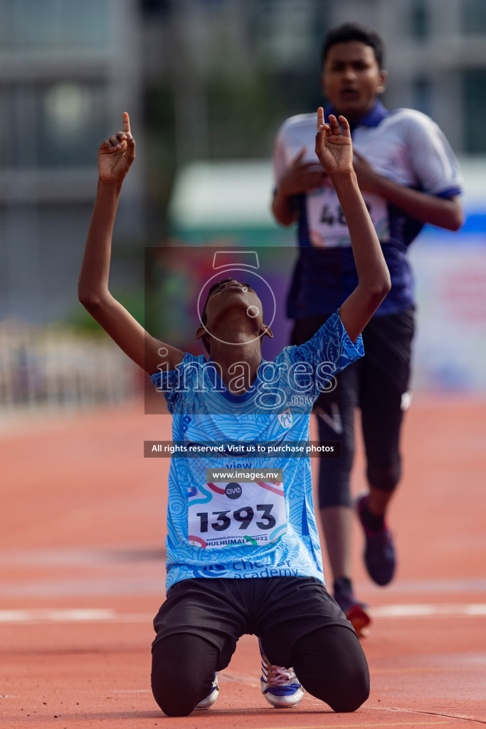 Day two of Inter School Athletics Championship 2023 was held at Hulhumale' Running Track at Hulhumale', Maldives on Sunday, 15th May 2023. Photos: Shuu/ Images.mv