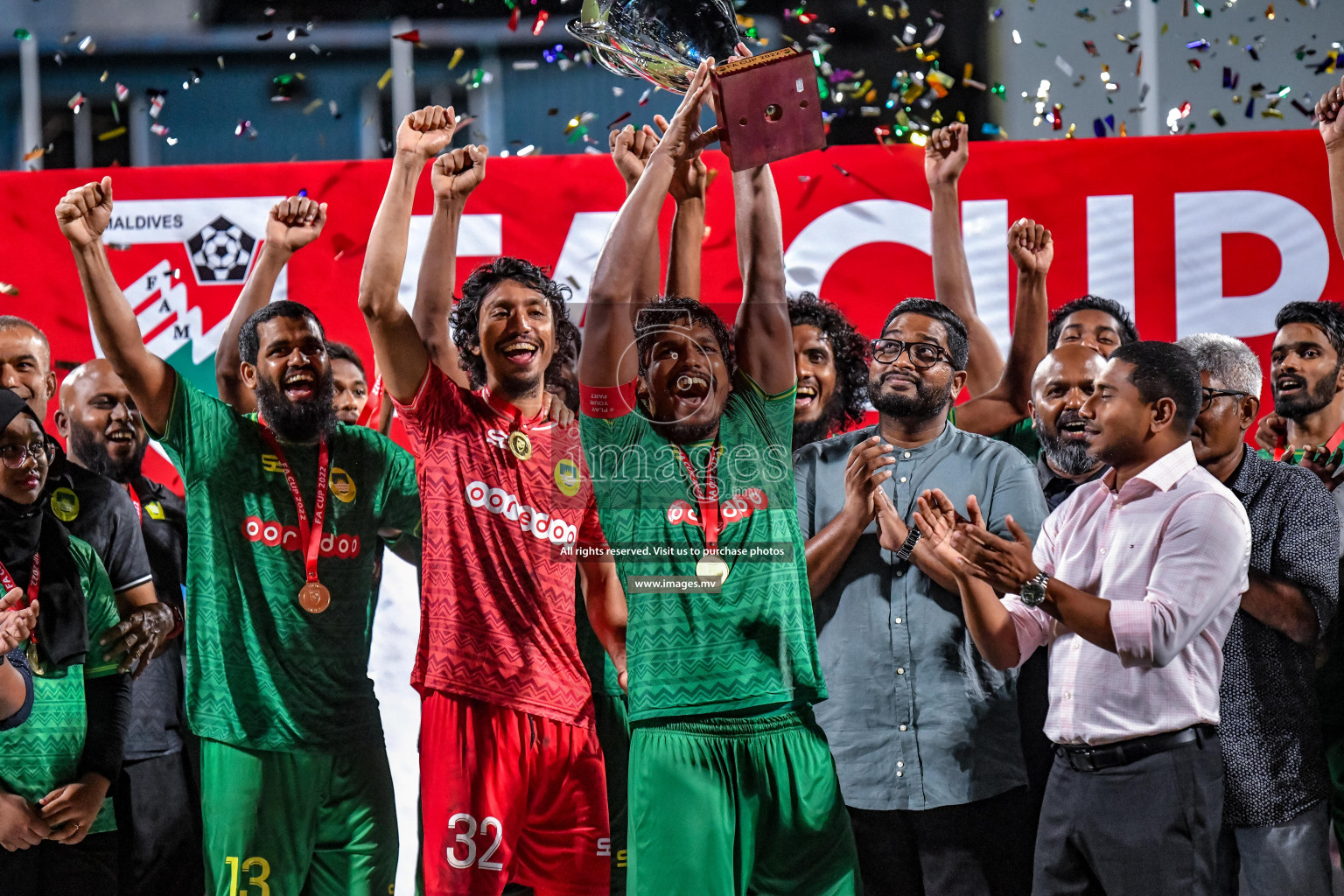 Maziya Sports & RC vs Club Valencia in the Finals of FA Cup 2022 on 22nd Aug 2022, held in National Football Stadium, Male', Maldives Photos: Nausham Waheed / Images.mv