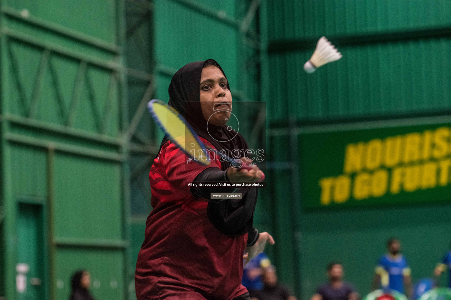 Day 5 of Badminton association mixed group championship 2021 held in Male', Maldives Photos by Nausham Waheed