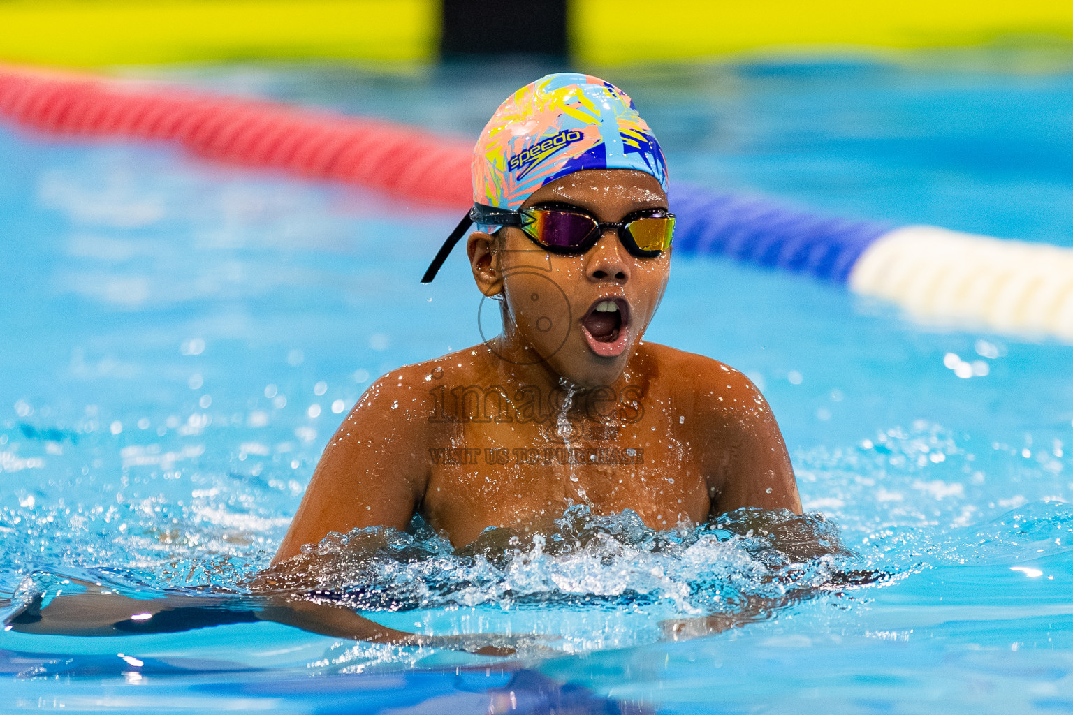 Day 2 of BML 6th National Kids Swimming Kids Festival 2025 held in Hulhumale', Maldives on Tuesday, 4th November 2024. Photos: Mohamed Mahfooz Moosa / images.mv