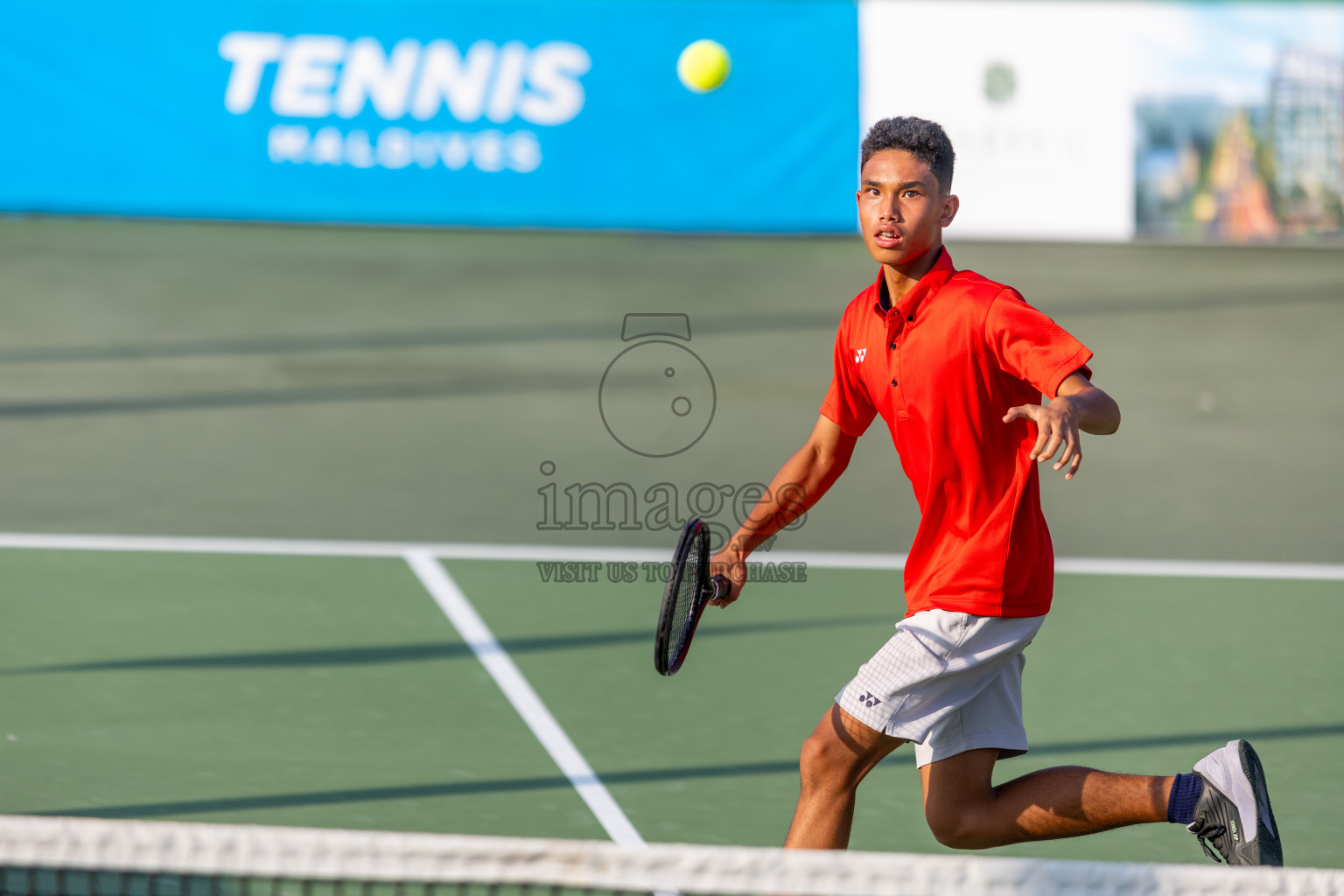 Day 3 of ATF Maldives Junior Open Tennis was held in Male' Tennis Court, Male', Maldives on Wednesday, 11th December 2024. Photos: Ismail Thoriq / images.mv