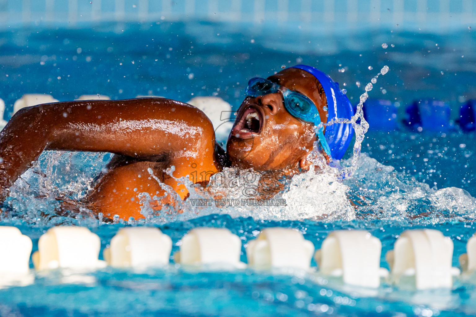 Day 1 of National Swimming Competition 2024 held in Hulhumale', Maldives on Friday, 13th December 2024. Photos: Nausham Waheed / images.mv