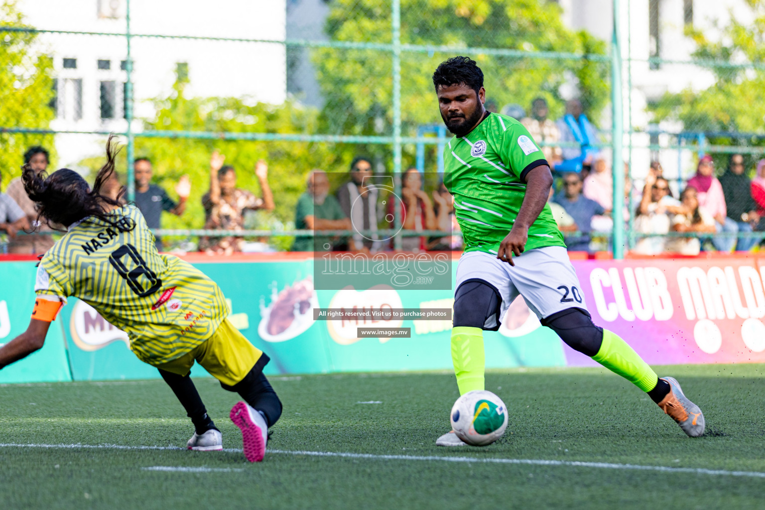 TEAM DJA vs TRC - Transport in Club Maldives Cup Classic 2023 held in Hulhumale, Maldives, on Wednesday, 19th July 2023 Photos: Hassan Simah  / images.mv