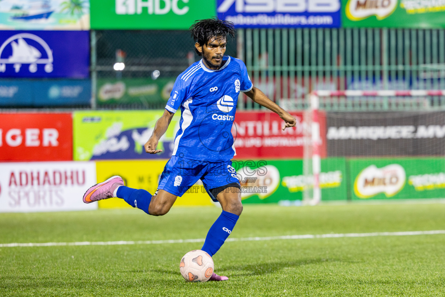 Club MTCC vs Dhivehi Sifainge Club (DSC) in Day 14 of Club Maldives Cup 2025 was held in Rehendhi Futsal Ground, Hulhumale', Maldives on Tuesday, 14th October 2025. Photos: Ismail Thoriq / images.mv