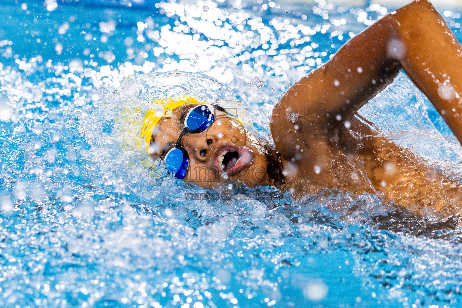 Day 3 of National Swimming Competition 2024 held in Hulhumale', Maldives on Sunday, 15th December 2024. Photos: Nausham Waheed/ images.mv