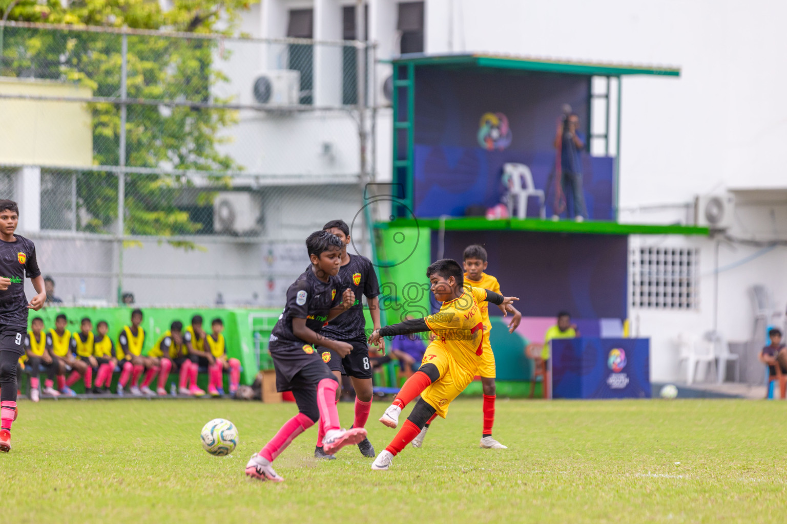 United Victory vs Victory Sports Club  (U12) in Day 5 of Dhivehi Youth League 2024 held at Henveiru Stadium on Friday 29th November 2024. Photos: Shuu Abdul Sattar/ Images.mv