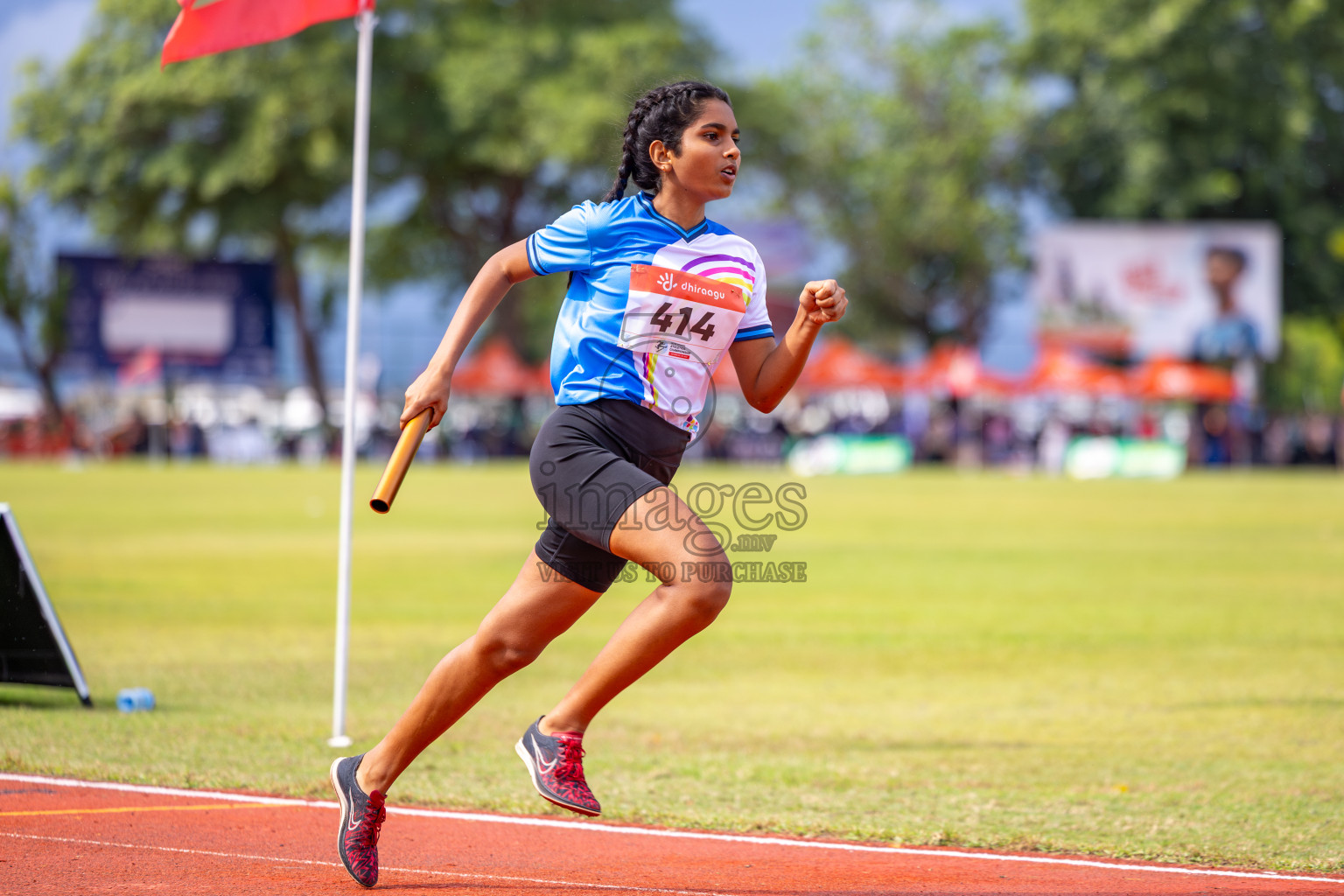 Day 6 of Inter-school Athletics Championship 2025 held in Ekuveni Synthetic Track, Male', Maldives on Sunday, 12th October 2025. Photos by: Ismail Thoriq / Images.mv