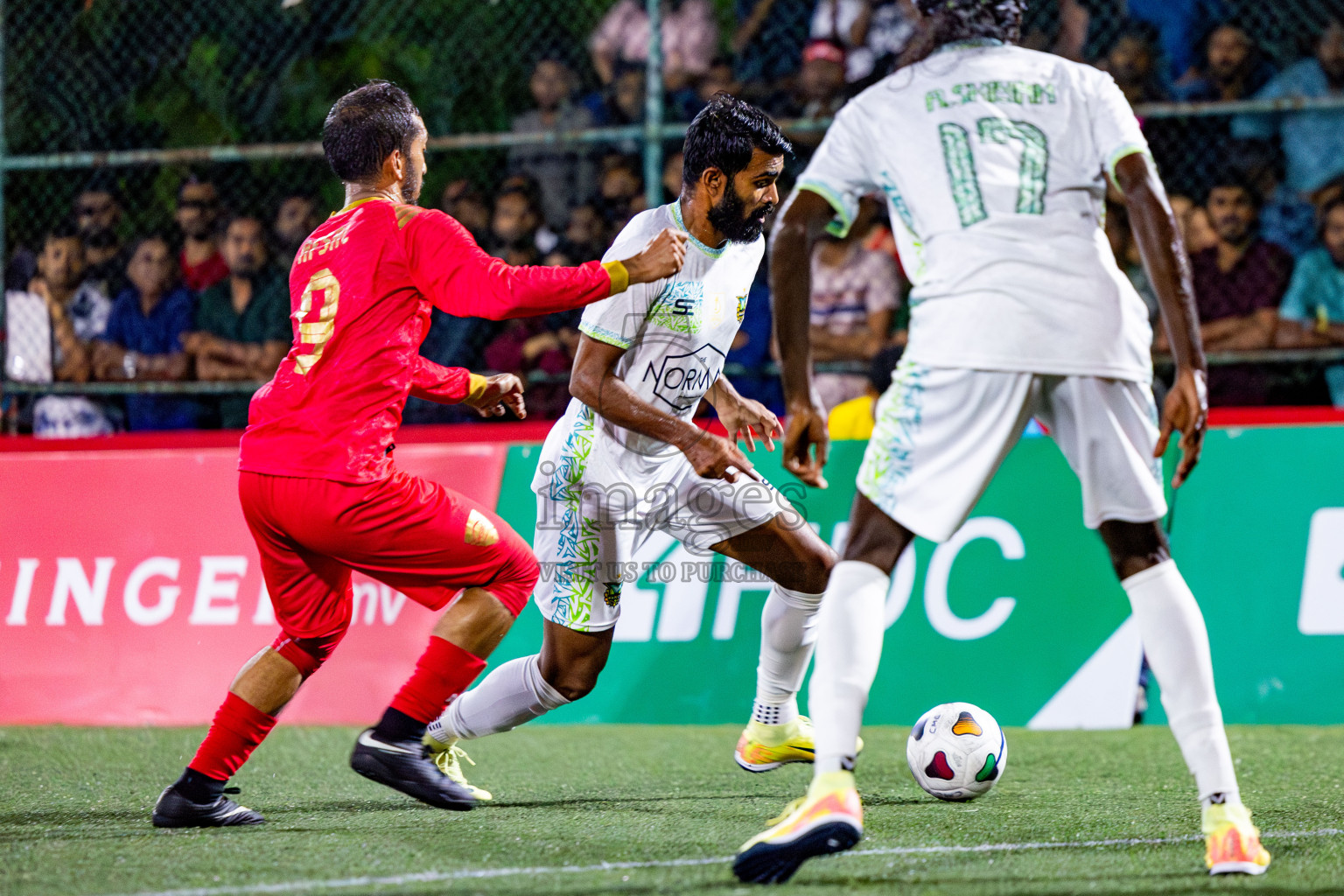 Maldivian vs Club WAMCO in Quarter Finals of Club Maldives Cup 2024 held in Rehendi Futsal Ground, Hulhumale', Maldives on Wednesday, 9th October 2024. Photos: Nausham Waheed / images.mv