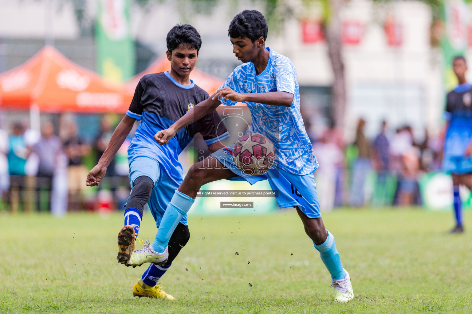 Day 1 of MILO Academy Championship 2023 (u14) was held in Henveyru Stadium Male', Maldives on 3rd November 2023. Photos: Nausham Waheed / images.mv