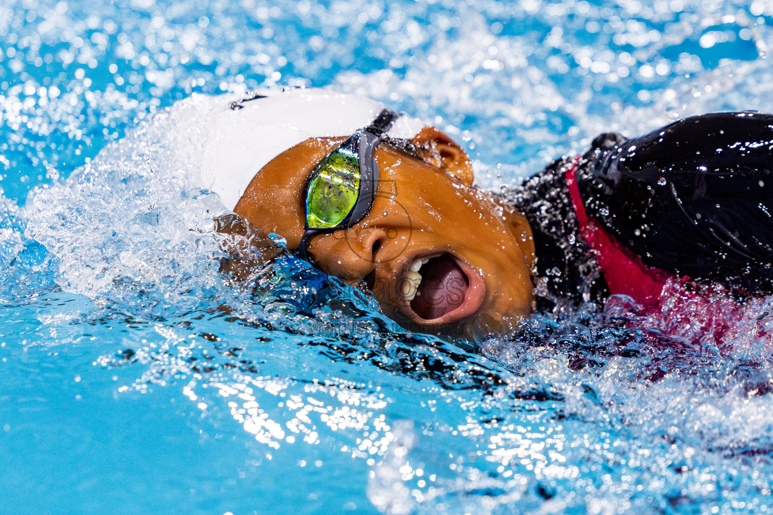 Day 3 of National Swimming Competition 2024 held in Hulhumale', Maldives on Sunday, 15th December 2024. Photos: Nausham Waheed/ images.mv