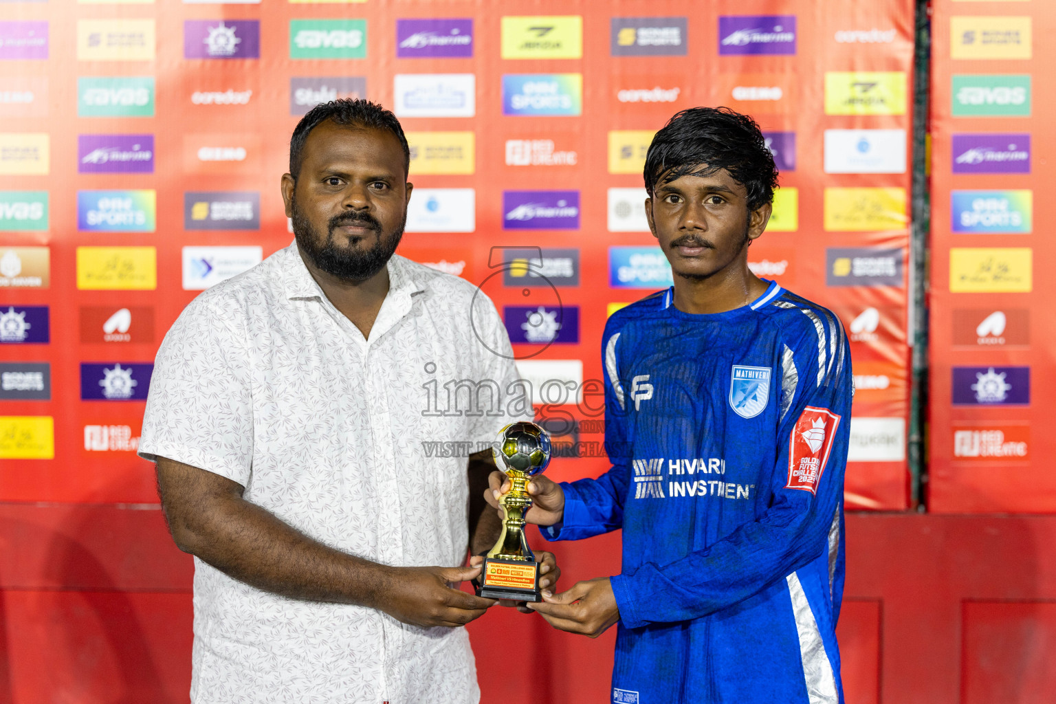 AA Mathiveri vs AA Himandhoo in Day 11 of Golden Futsal Challenge 2025 was held on Wednesday, 15th January 2025, in Hulhumale', Maldives Photos: Mohamed Mahfooz Moosa / images.mv