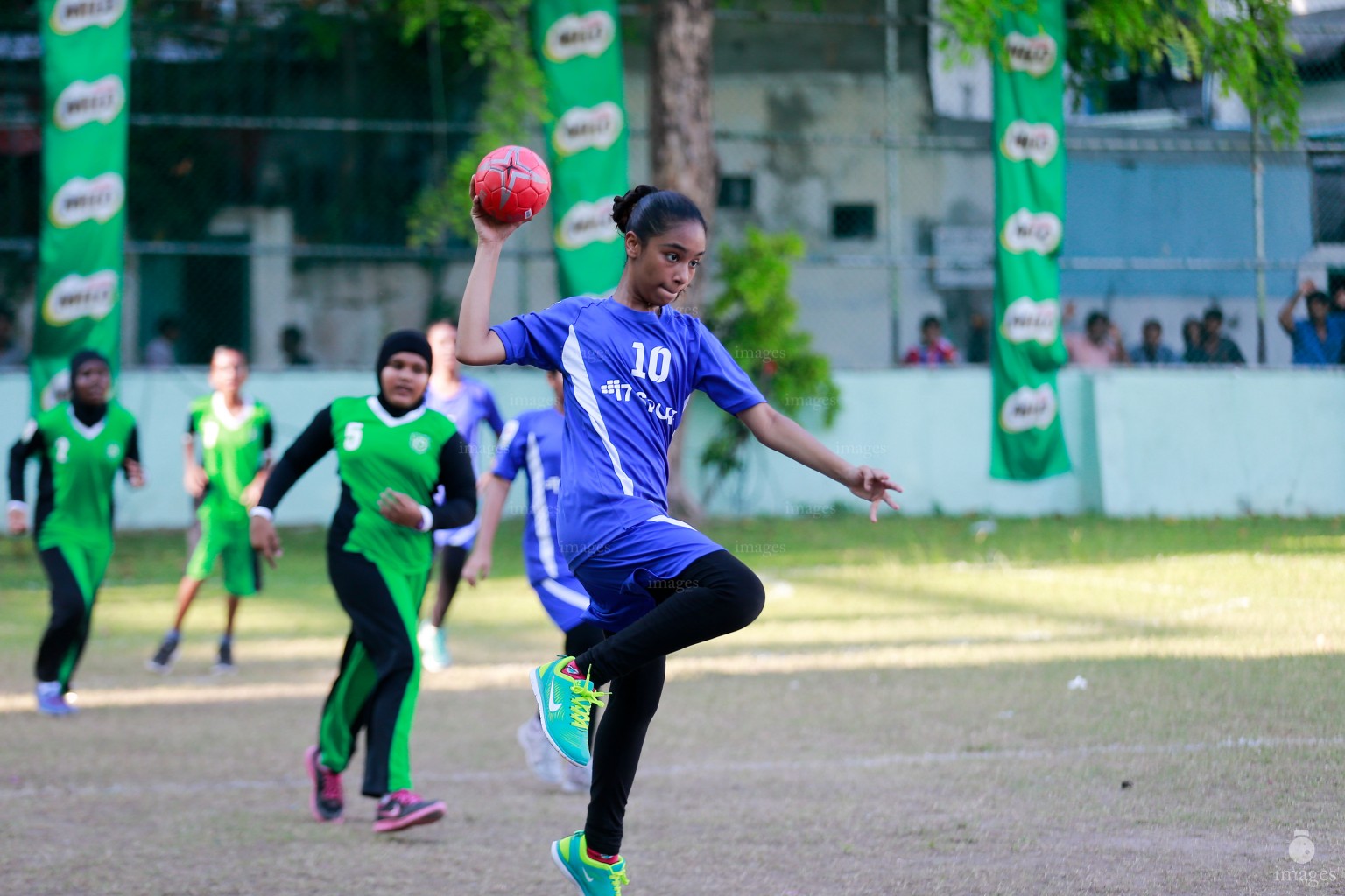 Inter school Handball Tournament in Male', Maldives, Friday, April. 15, 2016.(Images.mv Photo/ Hussain Sinan).