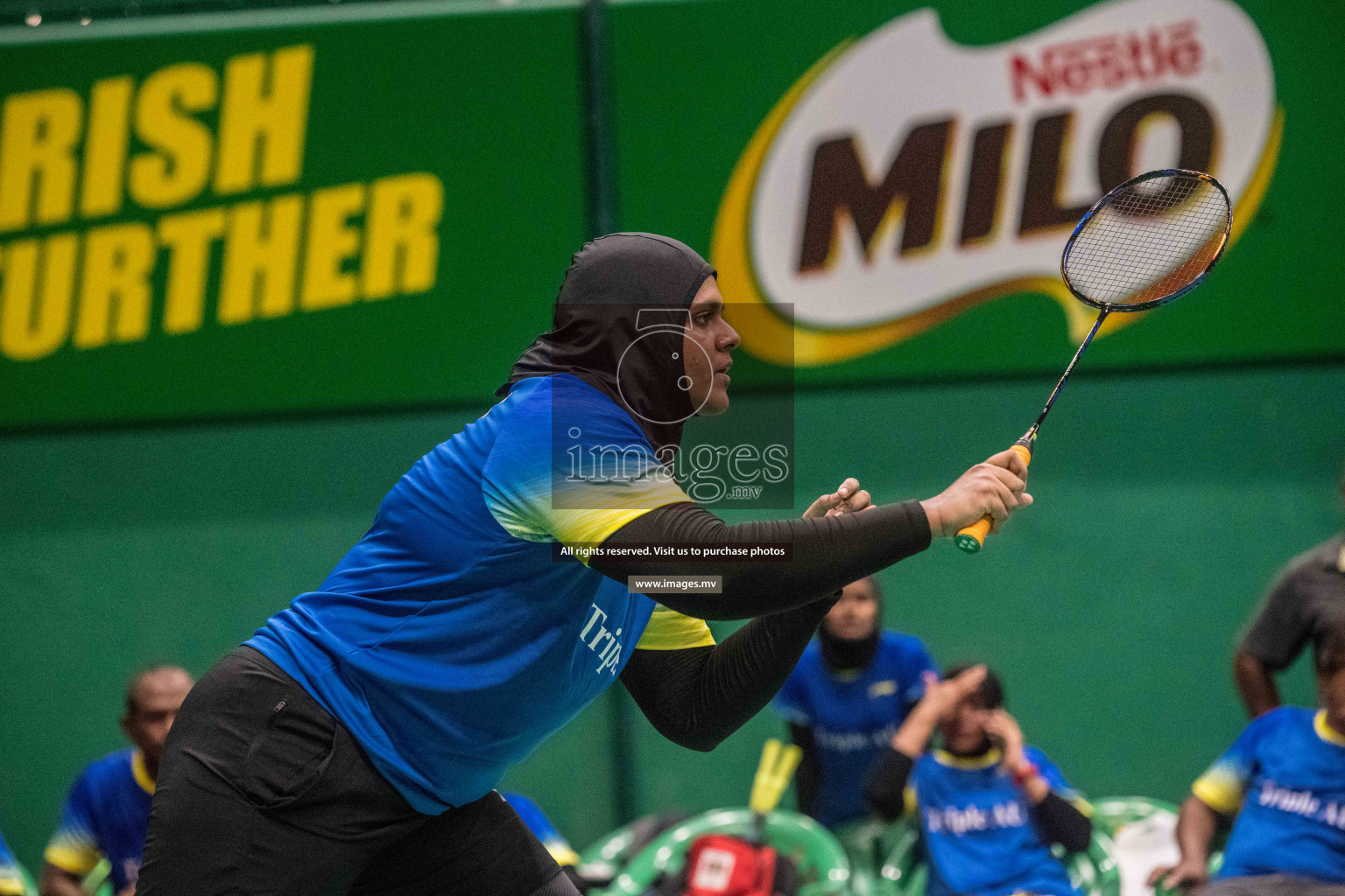 Day 3 of Badminton association mixed group championship 2021 held in Male', Maldives Photos by Nausham Waheed