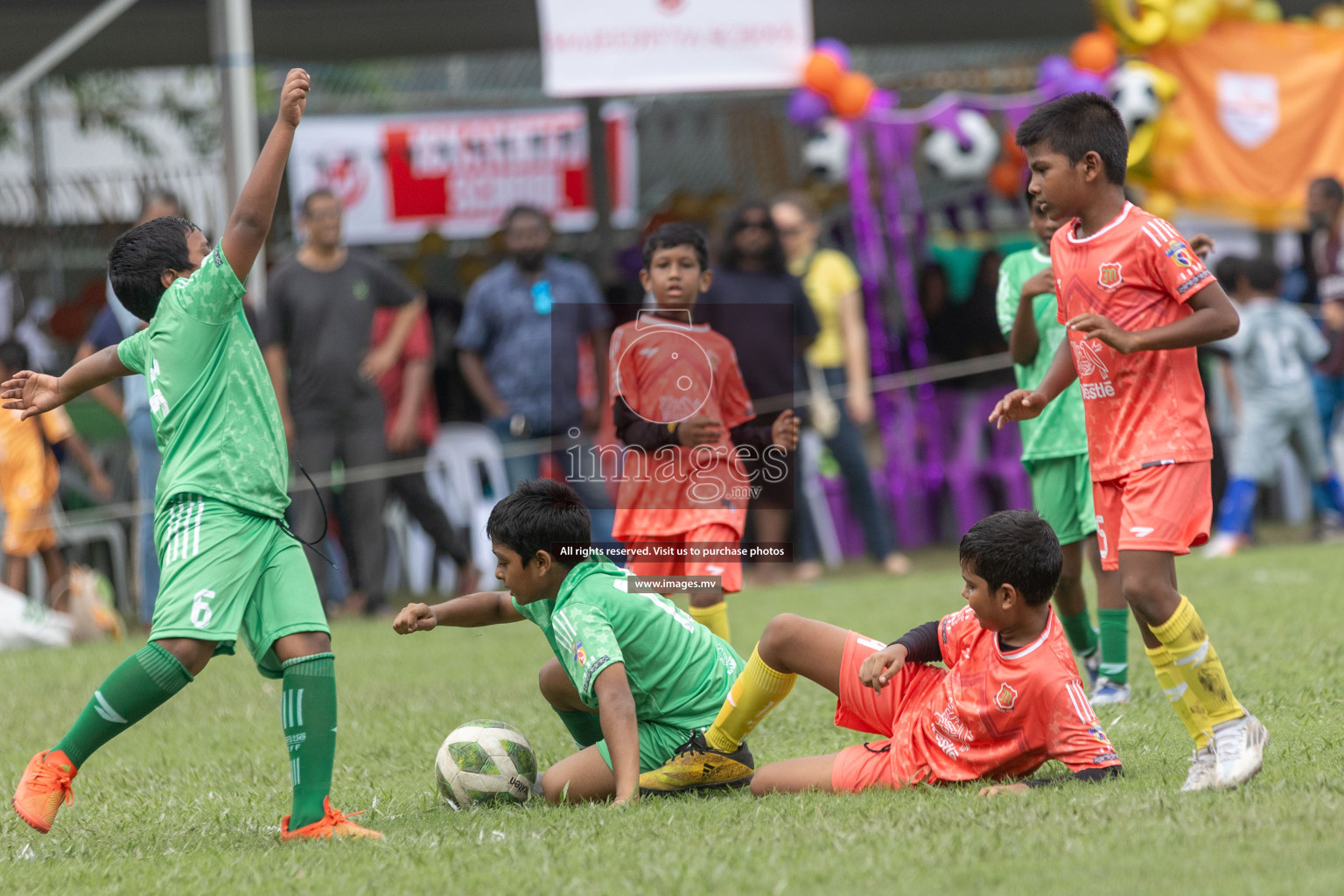 Day 1 of Nestle kids football fiesta, held in Henveyru Football Stadium, Male', Maldives on Wednesday, 11th October 2023 Photos: Shut Abdul Sattar/ Images.mv