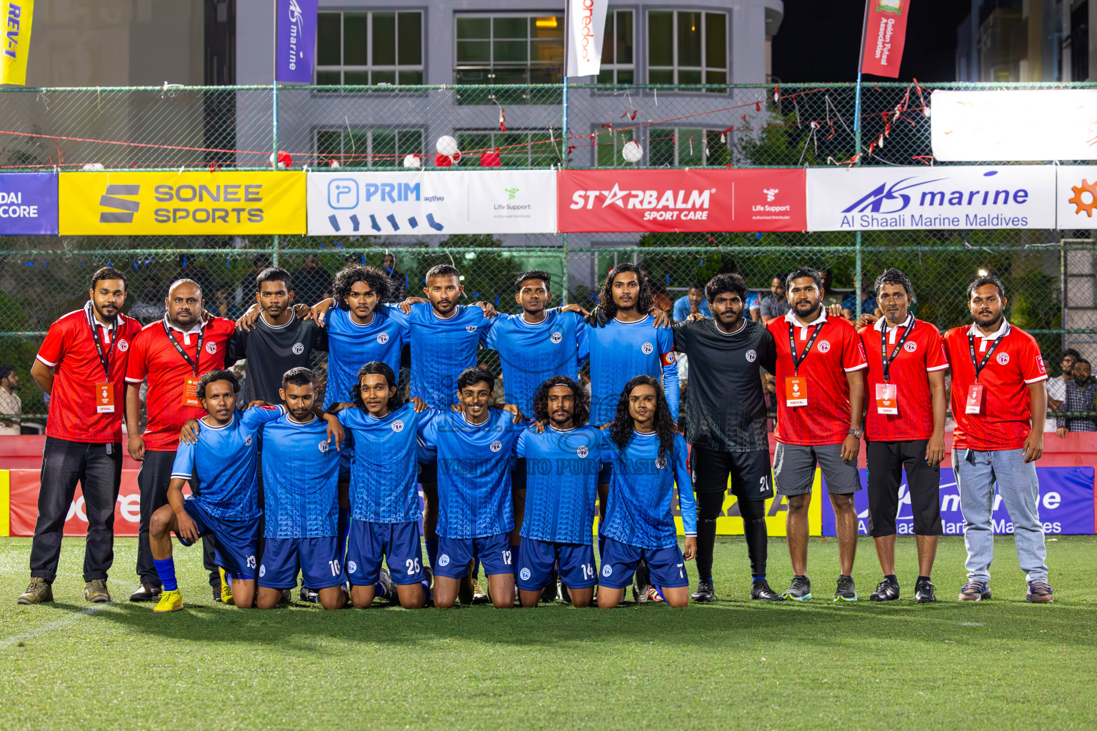 GA Dhevvadhoo vs GA Gemanafushi in Day 24 of Golden Futsal Challenge 2024 was held on Wednesday , 7th February 2024 in Hulhumale', Maldives
Photos: Ismail Thoriq / images.mv