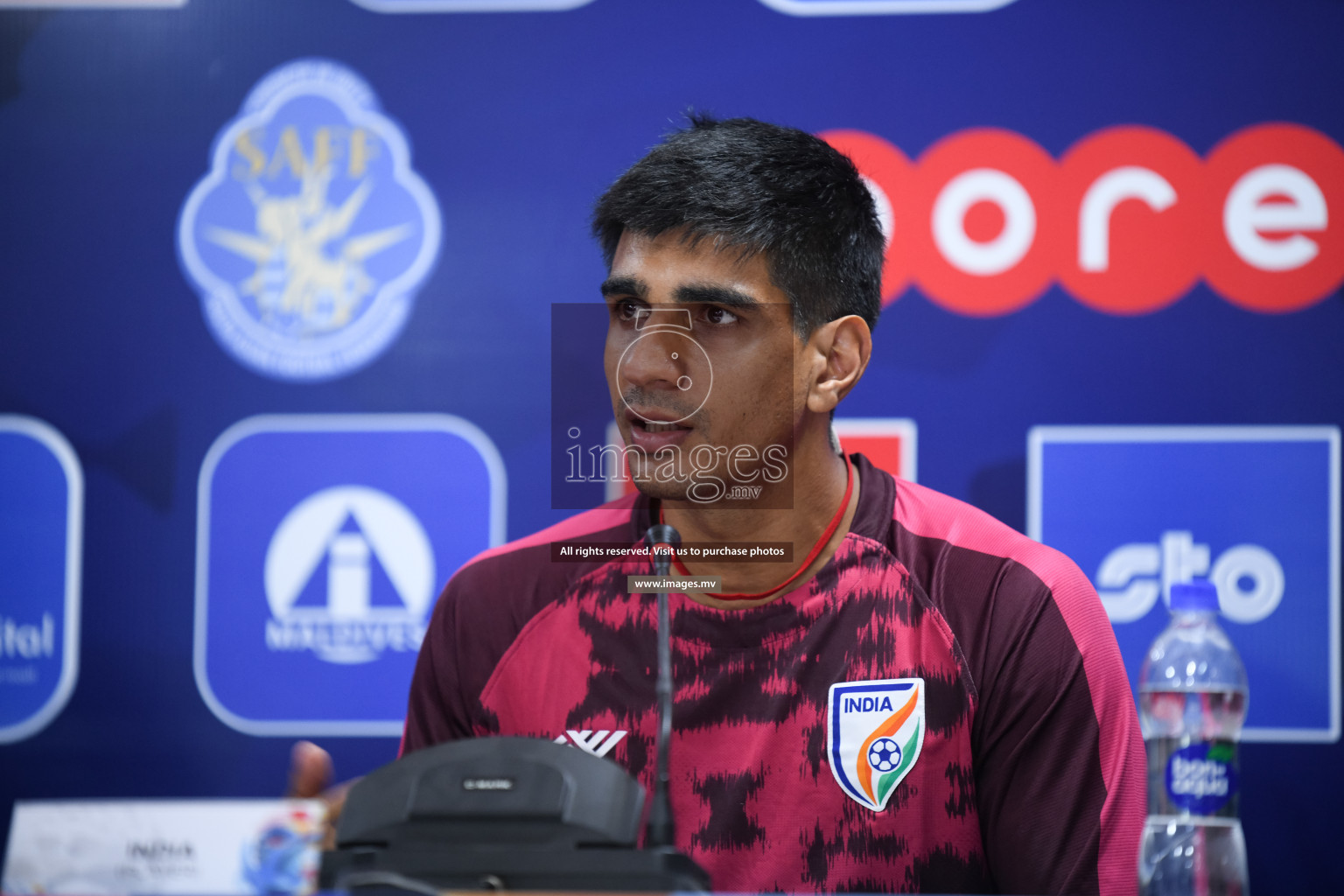 Match Day 3, Pre-match Press Conference of SAFF Championship 2021 held on 06th October 2021 at Galholhu National Stadium, Male', Maldives