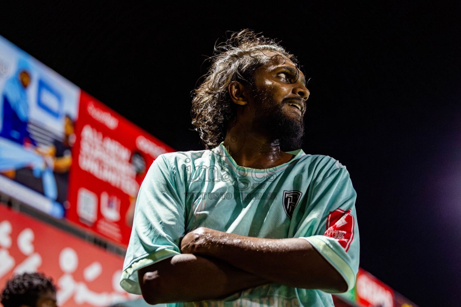 Lh Hinnavaru vs Lh Naifaru in Day 15 of Golden Futsal Challenge 2025 was held on Sunday, 19th January 2025, in Hulhumale', Maldives. Photos: Nausham Waheed / images.mv
