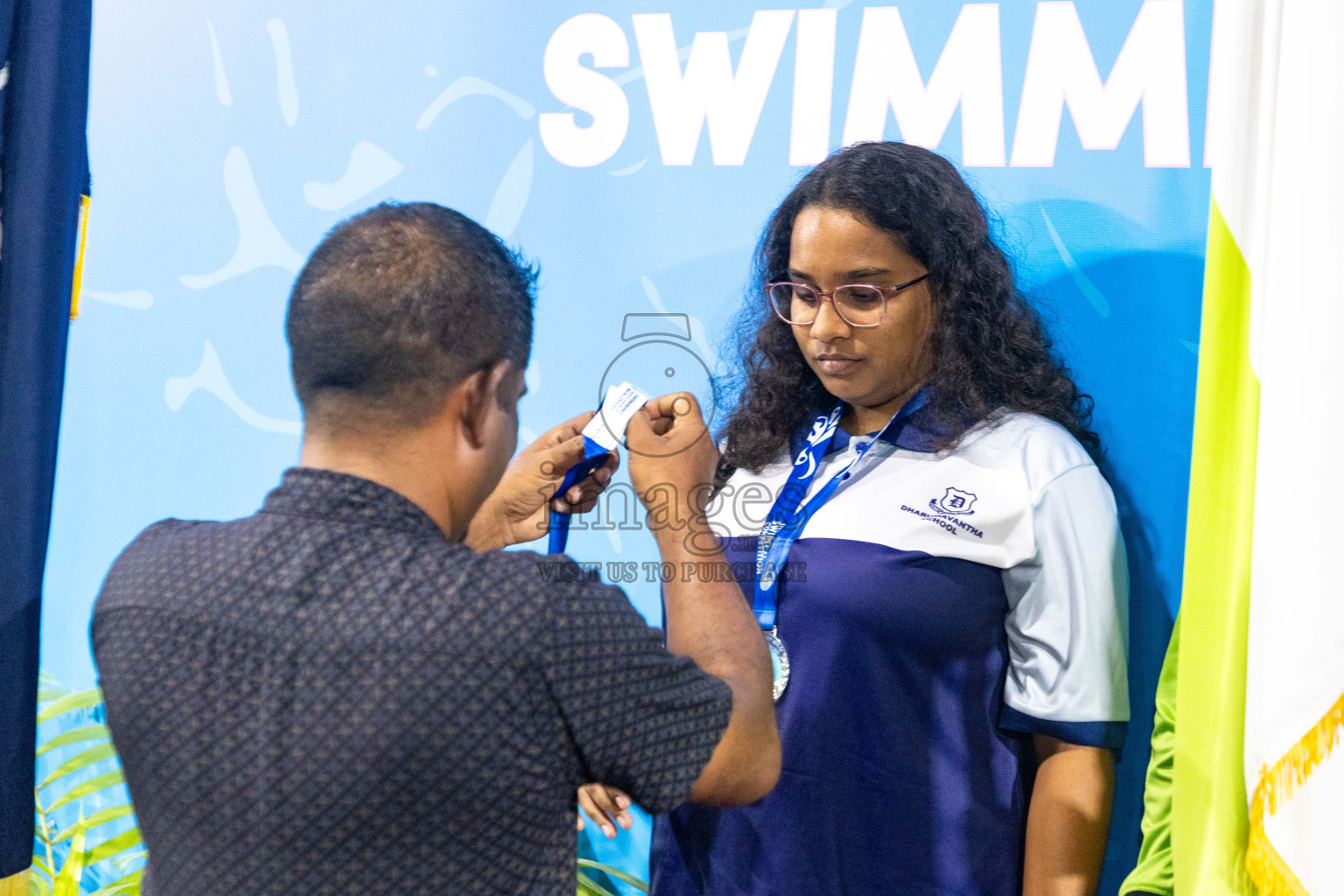 Day 4 of 20th Inter-school Swimming Competition 2024 held in Hulhumale', Maldives on Tuesday, 15th October 2024. Photos: Ismail Thoriq / images.mv