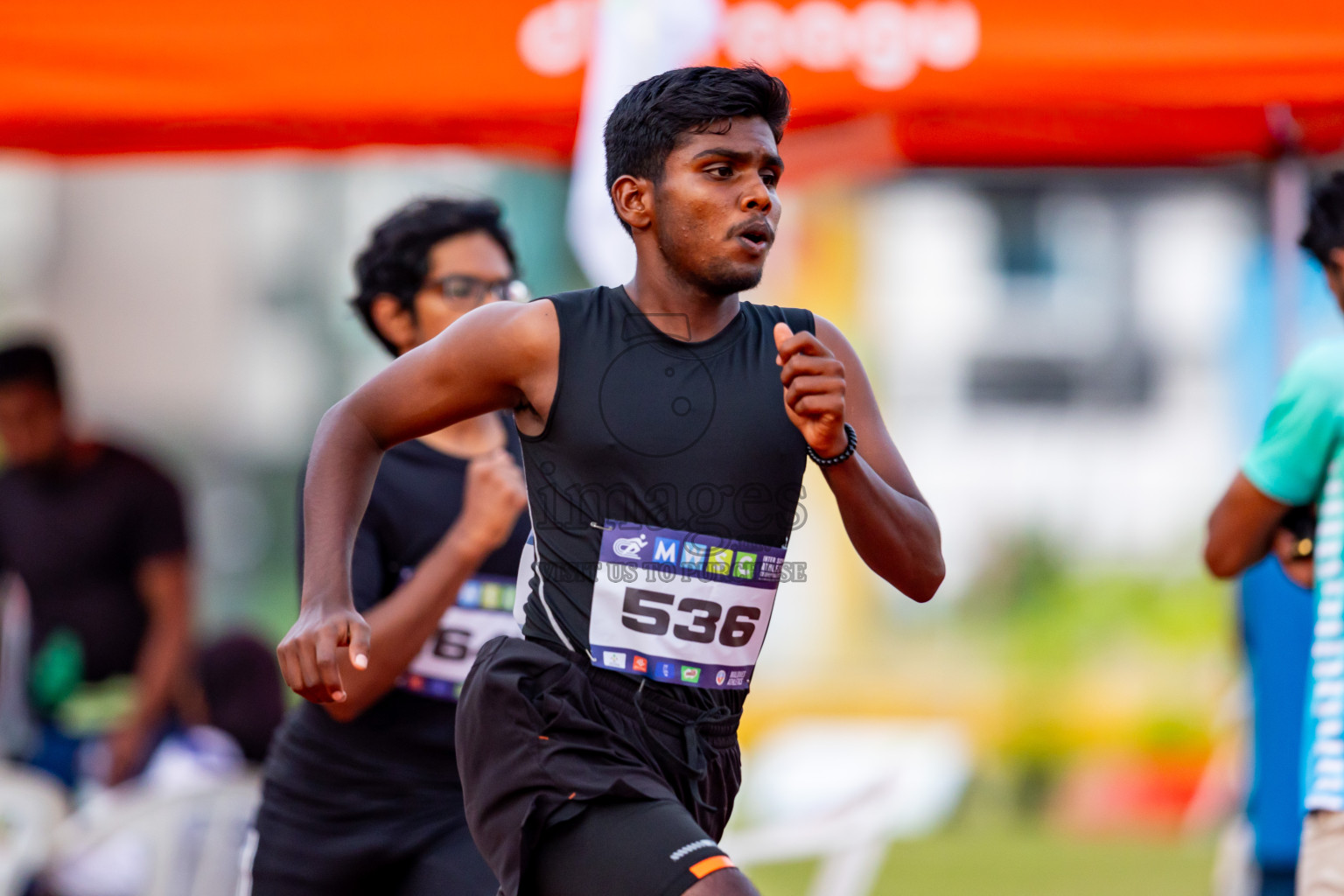 Day 5 of MWSC Interschool Athletics Championships 2024 held in Hulhumale Running Track, Hulhumale, Maldives on Wednesday, 13th November 2024. Photos by: Nausham Waheed / Images.mv