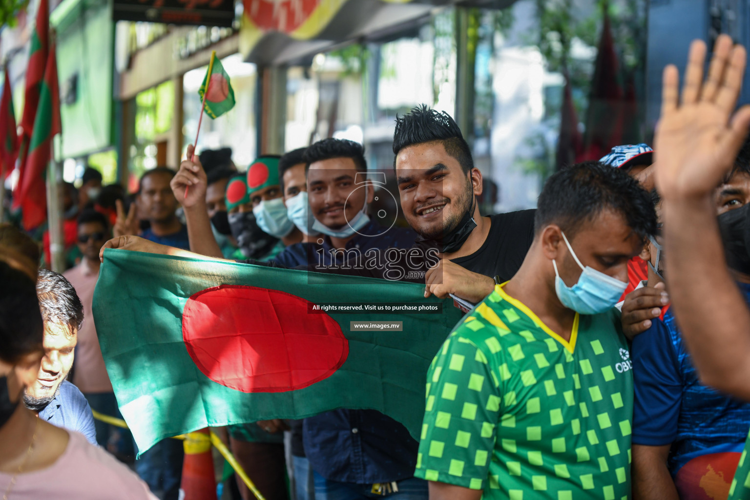 Bangladesh vs India in SAFF Championship 2021 held on 1st October 2021 in Galolhu National Stadium, Male', Maldives