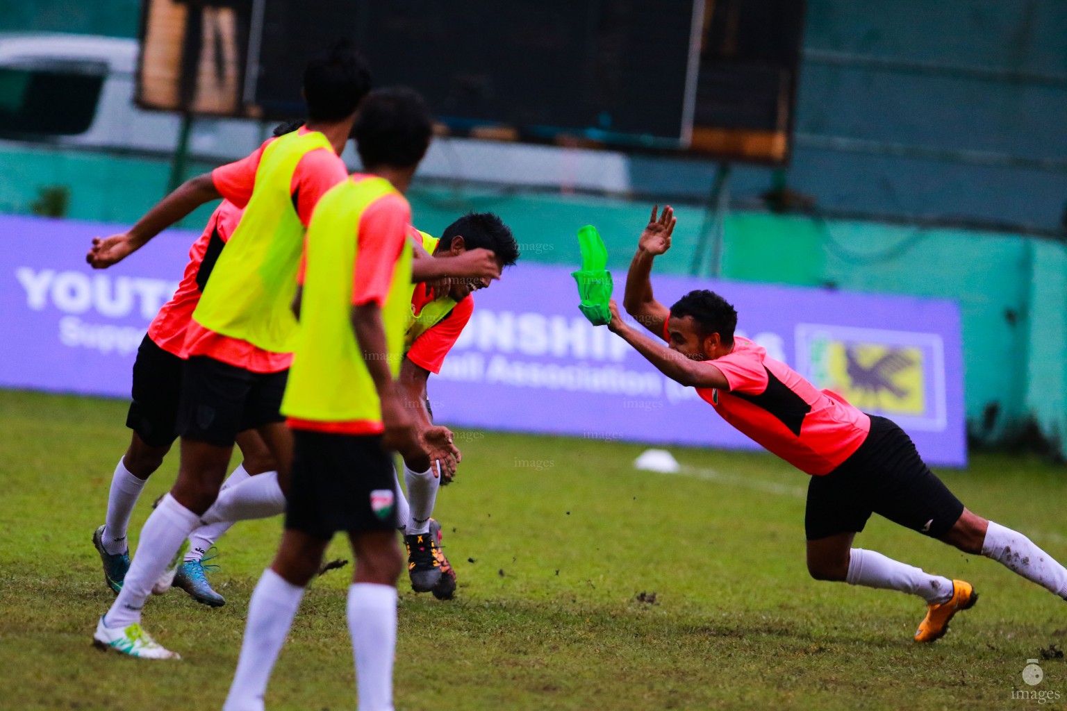 International friendly match official  practice session, Maldives and Bangladesh in Male', Maldives, Wednesday, August . 31, 2016.(Images.mv Photo/ Abdulla Abeedh).