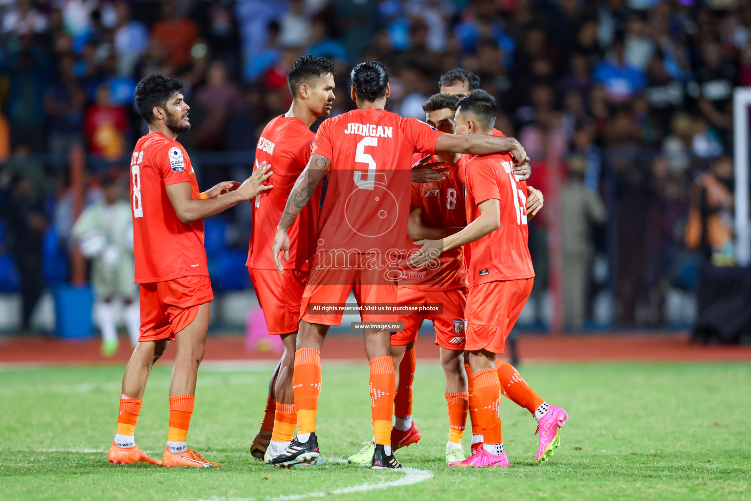 Kuwait vs India in the Final of SAFF Championship 2023 held in Sree Kanteerava Stadium, Bengaluru, India, on Tuesday, 4th July 2023. Photos: Nausham Waheed / images.mv