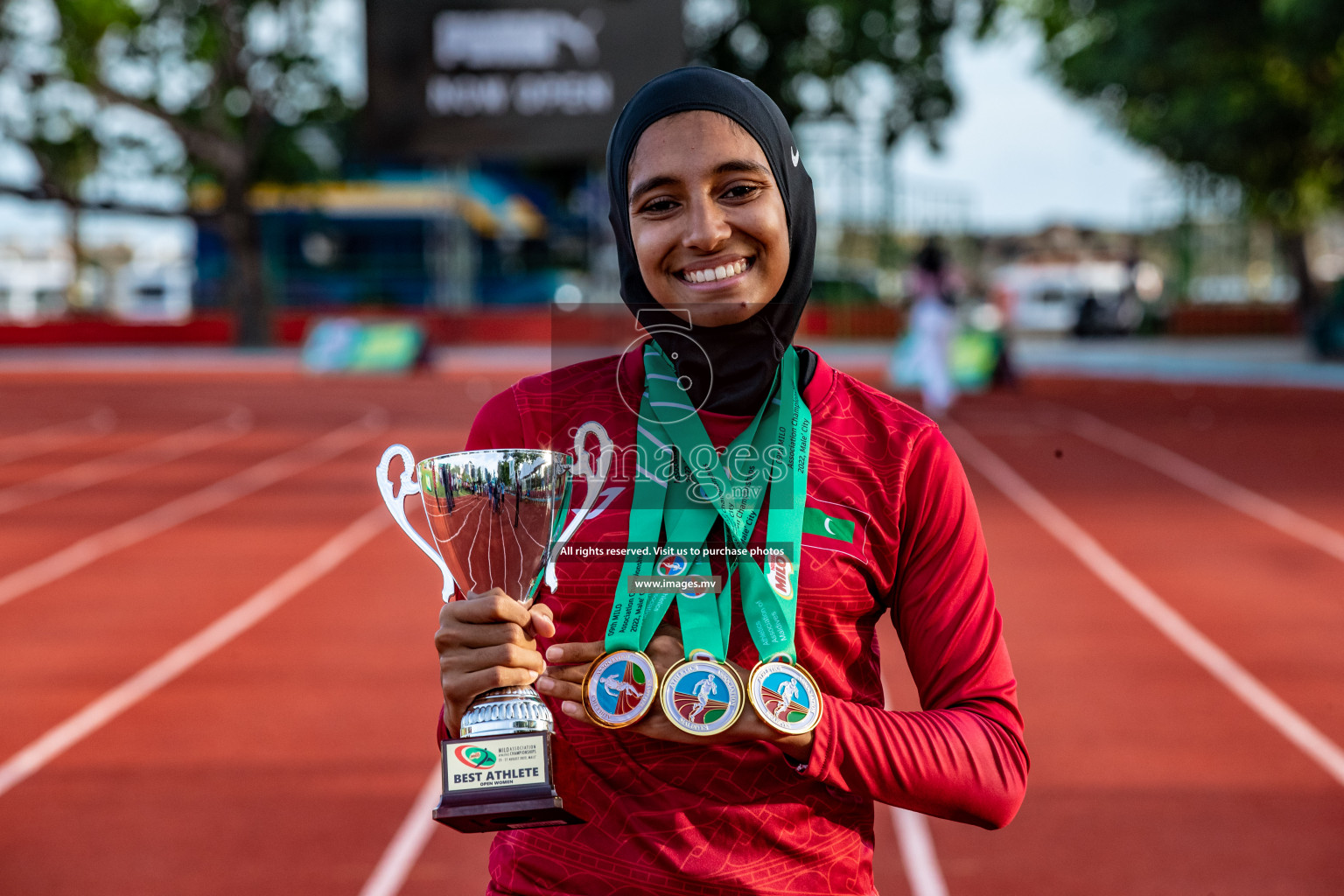 Day 3 of Milo Association Athletics Championship 2022 on 27th Aug 2022, held in, Male', Maldives Photos: Nausham Waheed / Images.mv