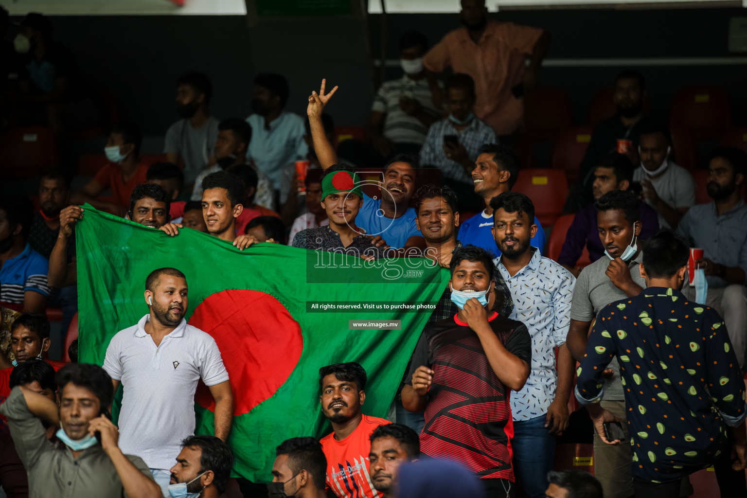 Bangladesh vs Sri Lanka in SAFF Championship 2021 held on 1st October 2021 in Galolhu National Stadium, Male', Maldives