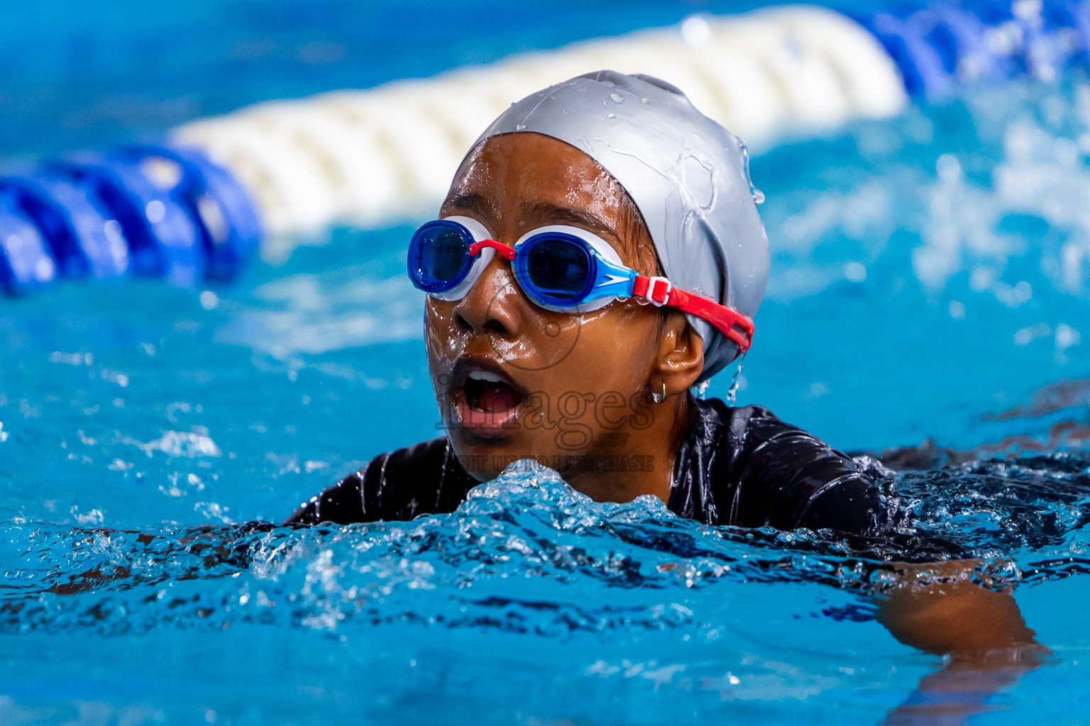 Day 3 of 20th BMLInter-school Swimming Competition 2024 held in Hulhumale', Maldives on Monday, 14th October 2024. Photos: Nausham Waheed / images.mv