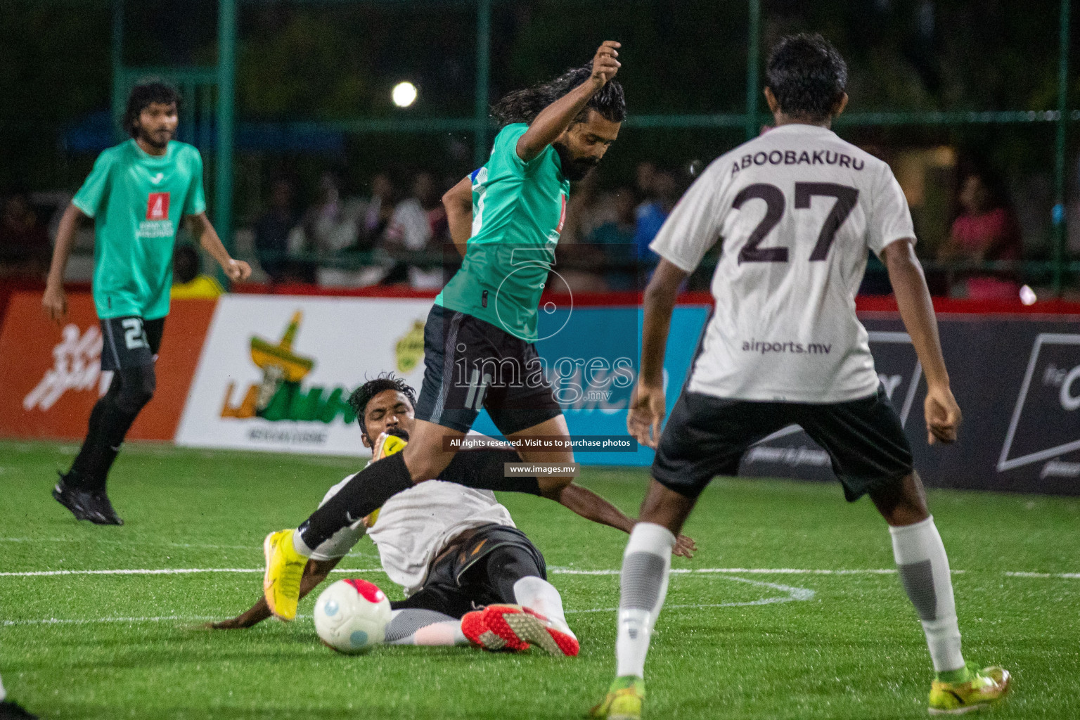 United BML vs Club Airports in Club Maldives Cup 2022 was held in Hulhumale', Maldives on Saturday, 15th October 2022. Photos: Hassan Simah/ images.mv