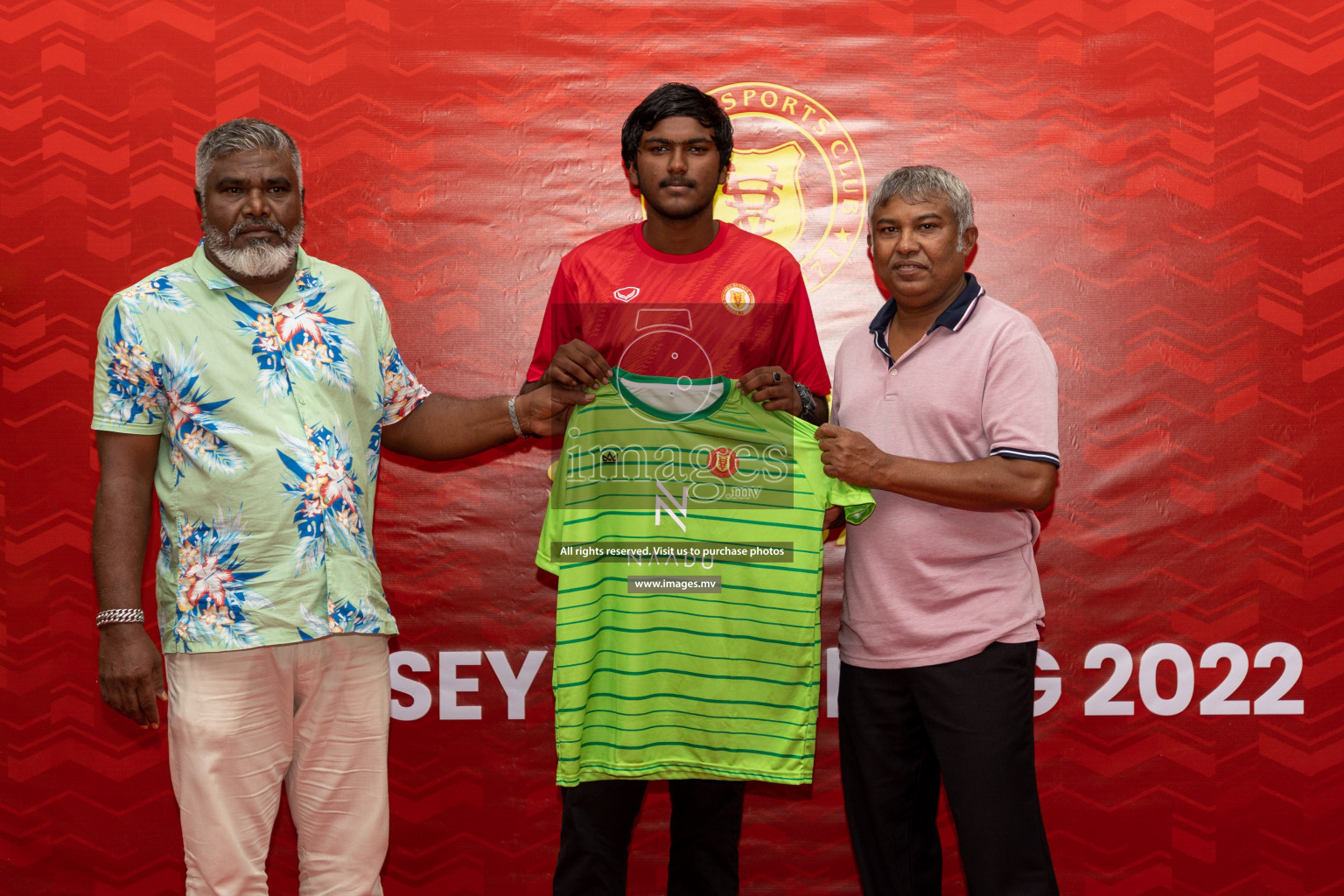 Victory Sports Club Jersey Unveiling 2022 on 14th July 2022, held in Jamaaludheen School Hall, Male', Maldives  Photos: Hassan Simah / Images.mv