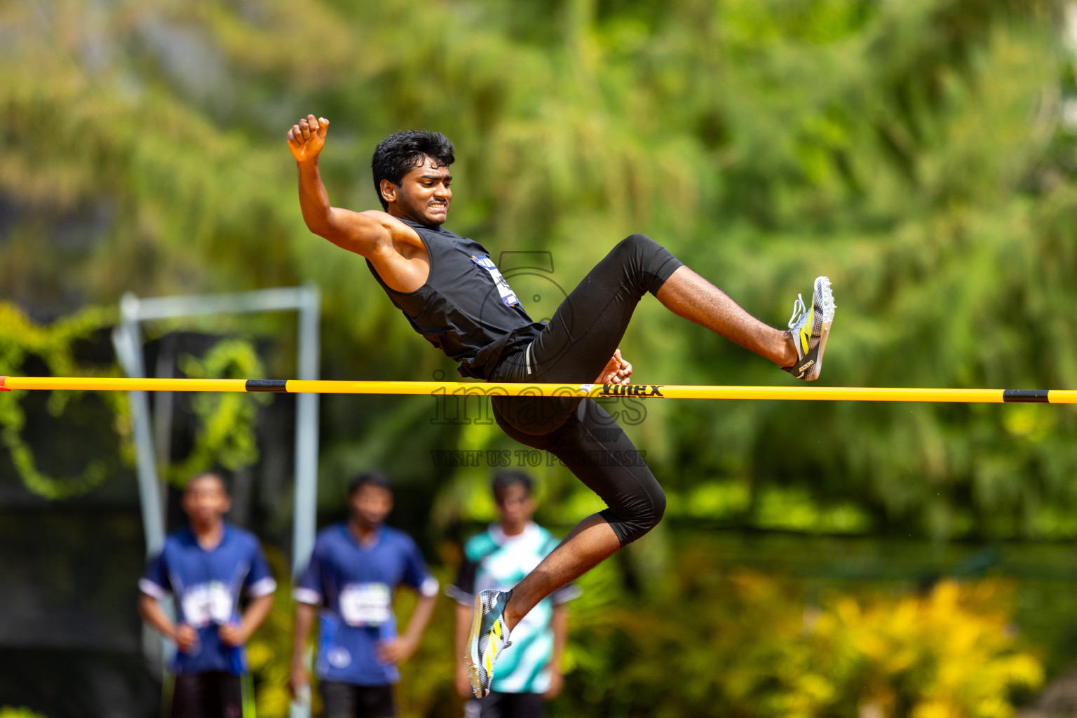 Day 1 of MWSC Interschool Athletics Championships 2024 held in Hulhumale Running Track, Hulhumale, Maldives on Saturday, 9th November 2024. 
Photos by: Ismail Thoriq / images.mv