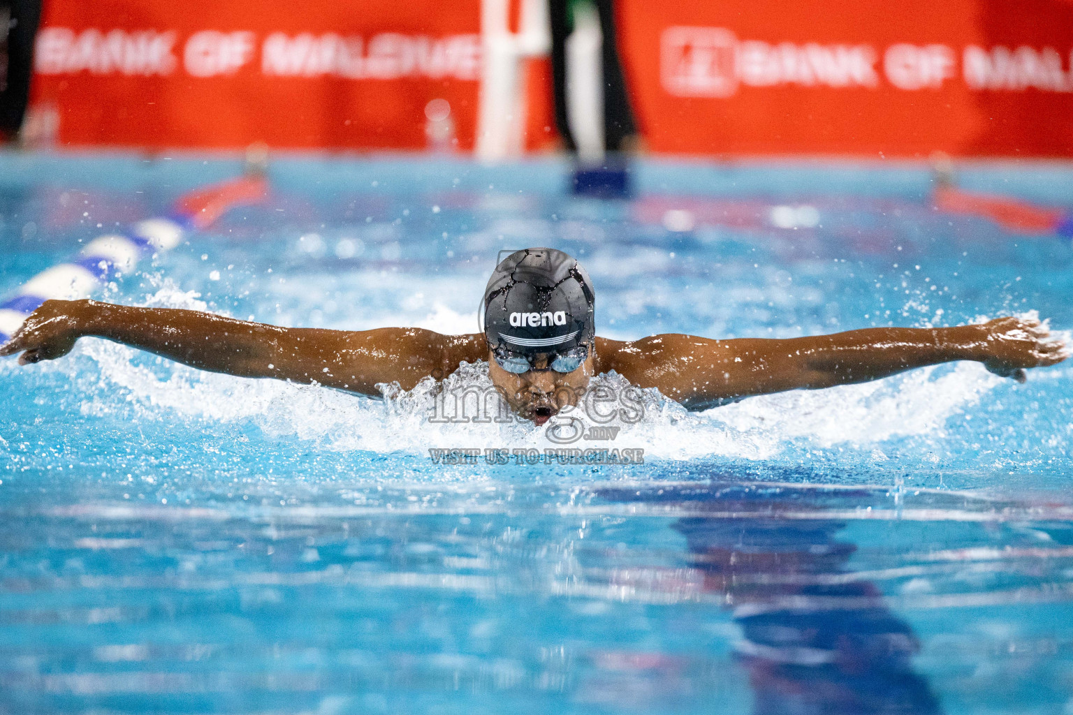 Day 4 of 20th Inter-school Swimming Competition 2024 held in Hulhumale', Maldives on Tuesday, 15th October 2024. Photos: Ismail Thoriq / images.mv