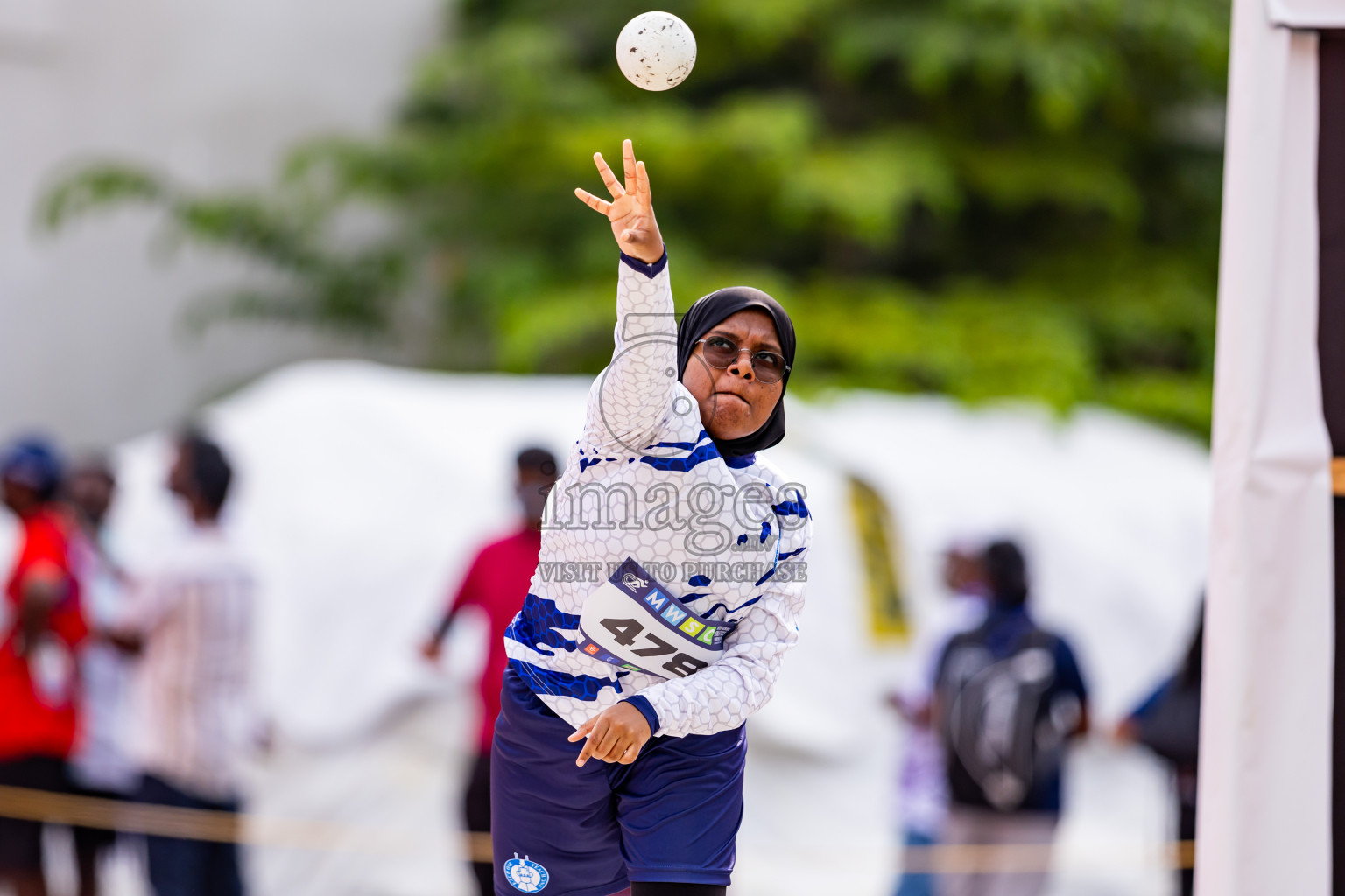 Day 6 of MWSC Interschool Athletics Championships 2024 held in Hulhumale Running Track, Hulhumale, Maldives on Thursday, 14th November 2024. Photos by: Nausham Waheed / Images.mv