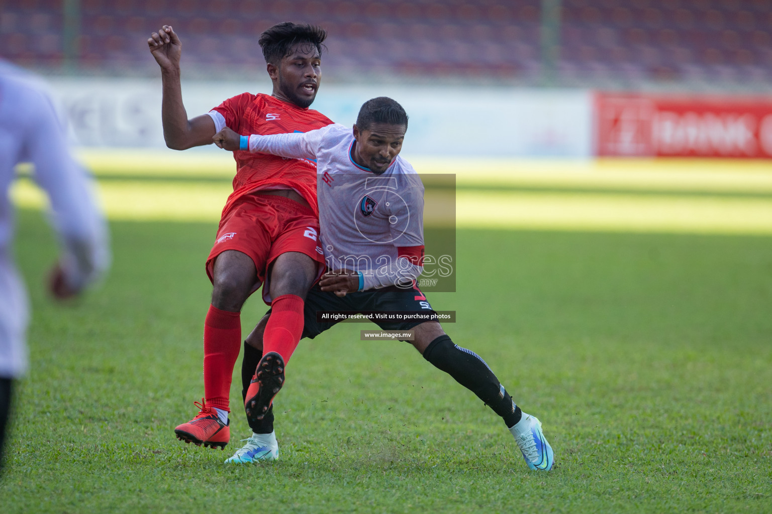 Tent Sports Club vs Club PK in 2nd Division 2022 on 13th July 2022, held in National Football Stadium, Male', Maldives  Photos: Hassan Simah / Images.mv