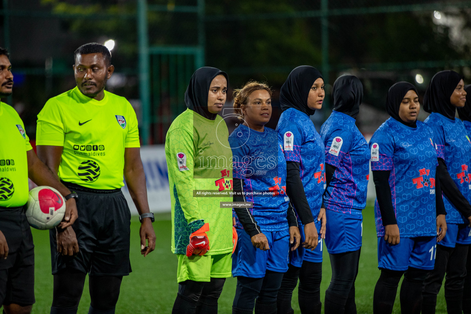 MPL vs Club MYS in Eighteen Thirty Women's Futsal Fiesta 2022 was held in Hulhumale', Maldives on Monday, 21st October 2022. Photos: Hassan Simah / images.mv