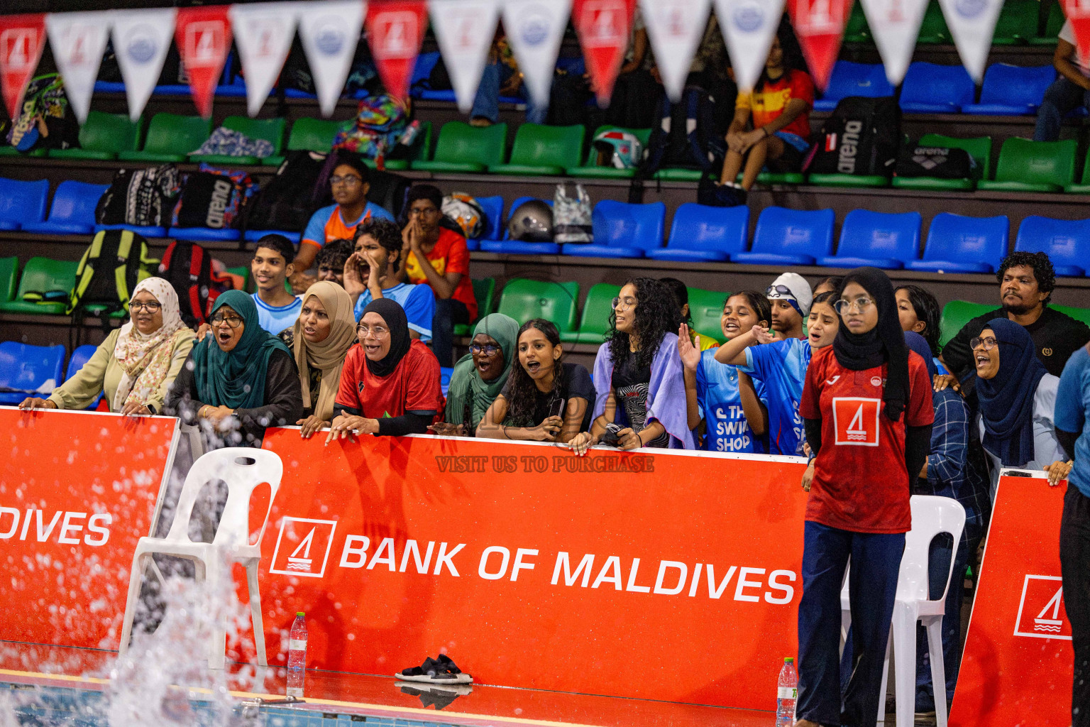 Day 4 of National Swimming Championship 2024 held in Hulhumale', Maldives on Monday, 16th December 2024. Photos: Hassan Simah / images.mv