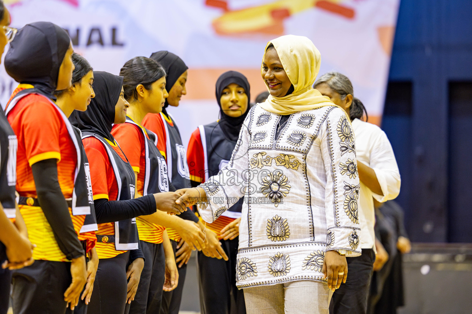 Sports Club Skylark vs Youth United Sports Club in Final of 21st National Netball Tournament was held in Social Canter at Male', Maldives on Monday, 13th May 2024. Photos: Nausham Waheed / images.mv