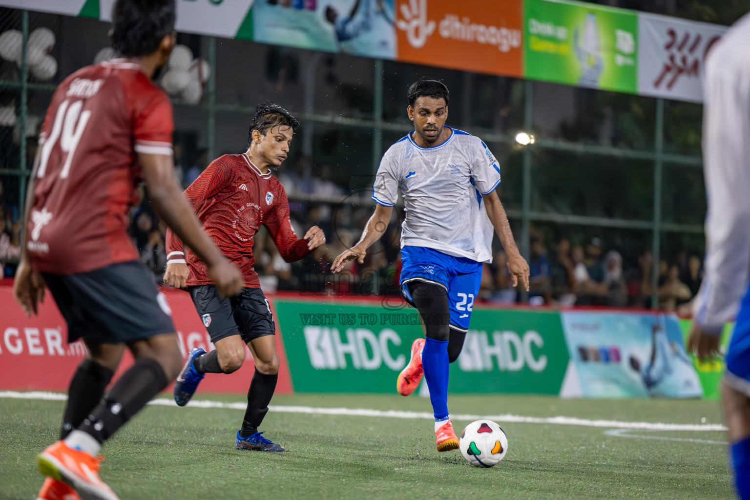 Team Badhahi vs Kulhivaru Vuzaara Club in the Semi-finals of Club Maldives Classic 2024 held in Rehendi Futsal Ground, Hulhumale', Maldives on Thursday, 19th September 2024. Photos: Ismail Thoriq / images.mv