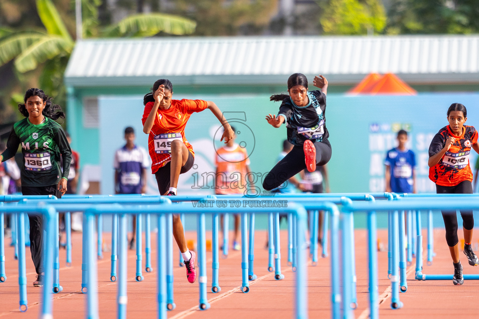 Day 5 of MWSC Interschool Athletics Championships 2024 held in Hulhumale Running Track, Hulhumale, Maldives on Wednesday, 13th November 2024. Photos by: Raif Yoosuf / Images.mv